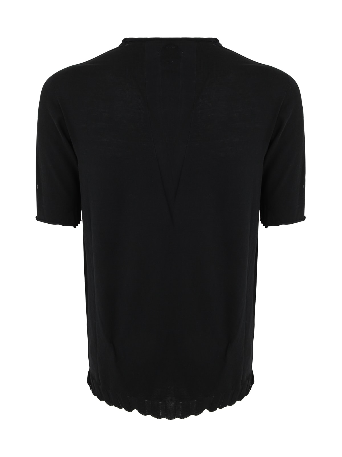 Shop Md75 Round Neck Pullover In Basic Black