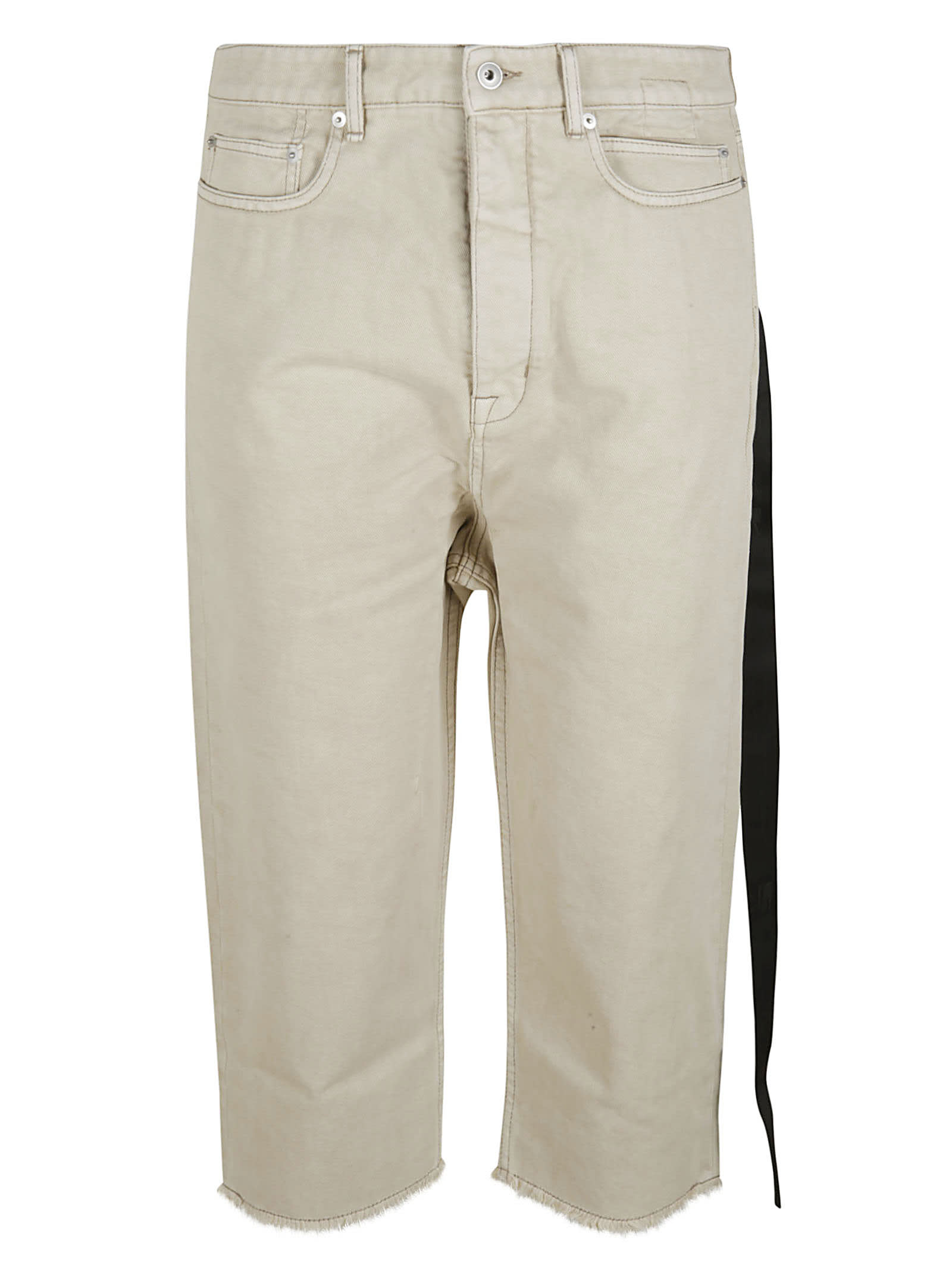 Rick Owens Straight Cropped Trousers