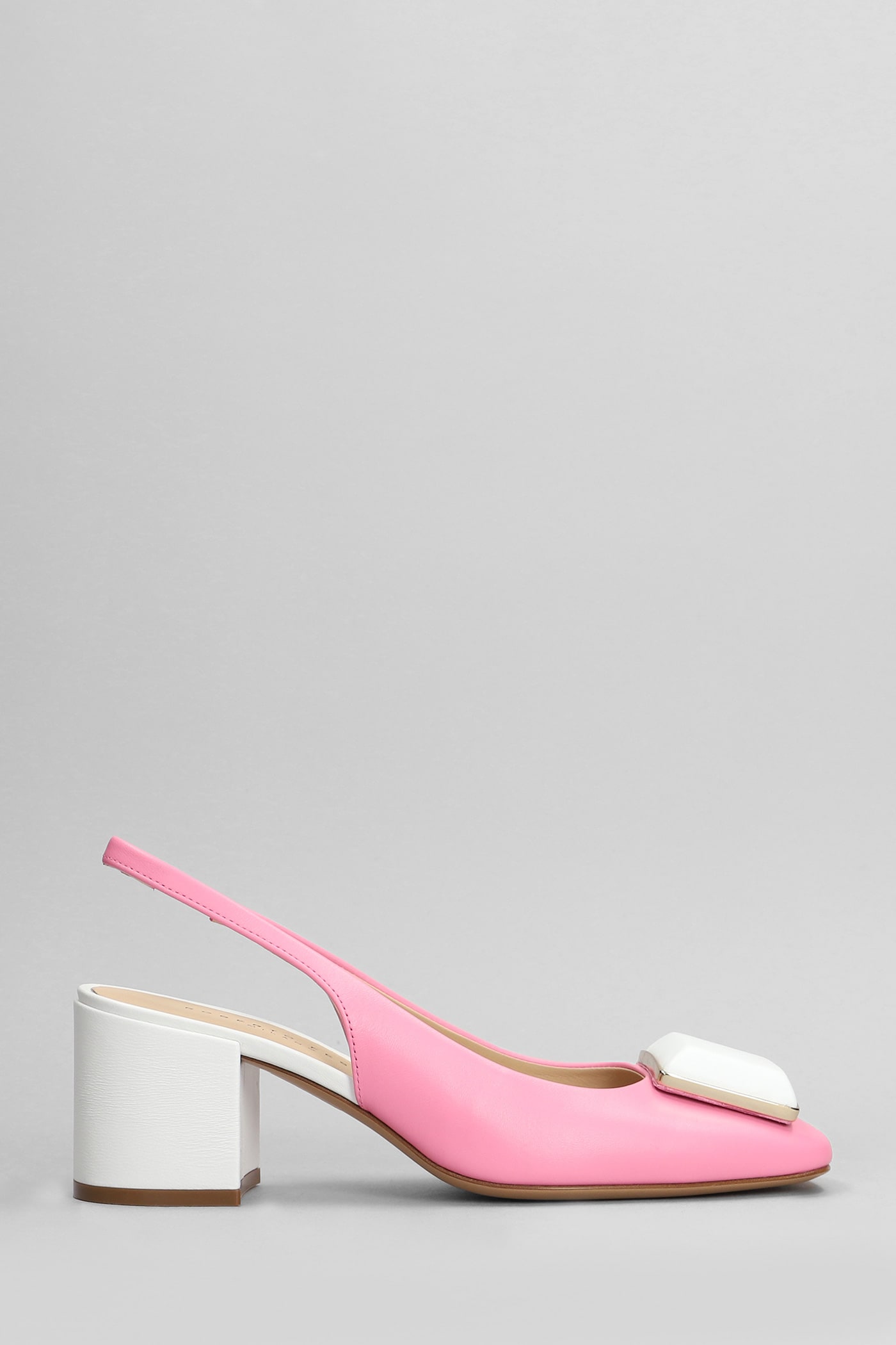 Gaby Pumps In Rose-pink Leather