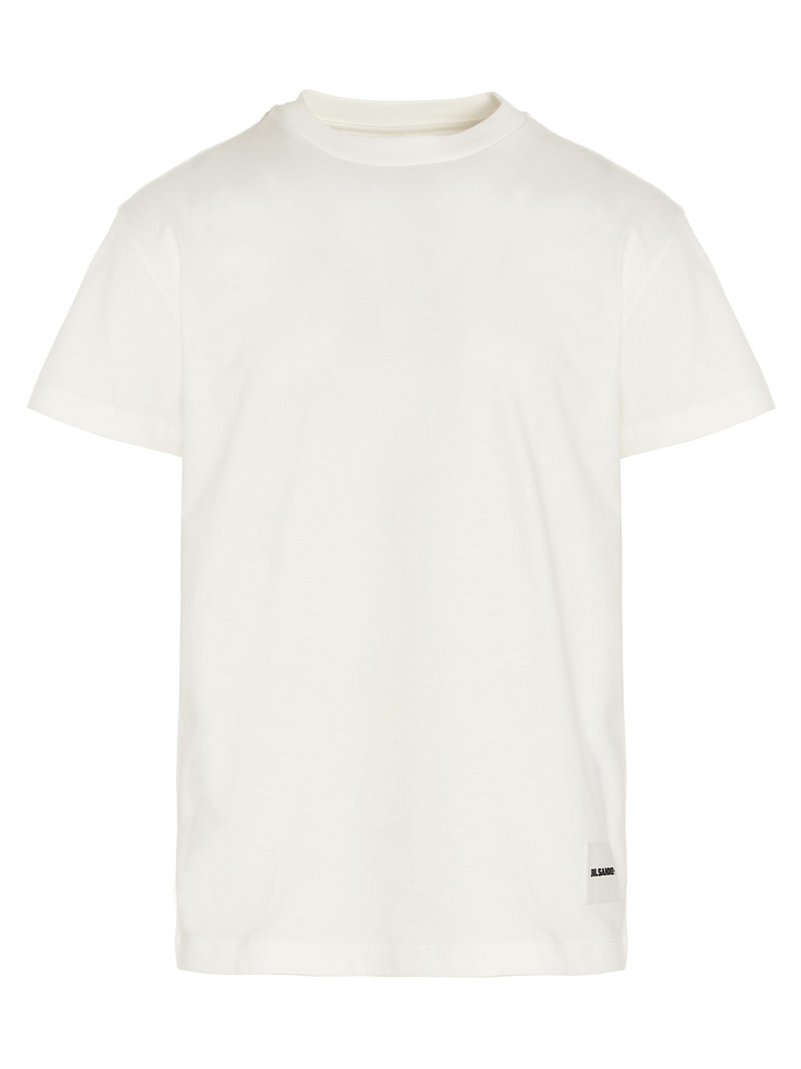 Shop Jil Sander Logo T-shirt Pack Of 3 In White