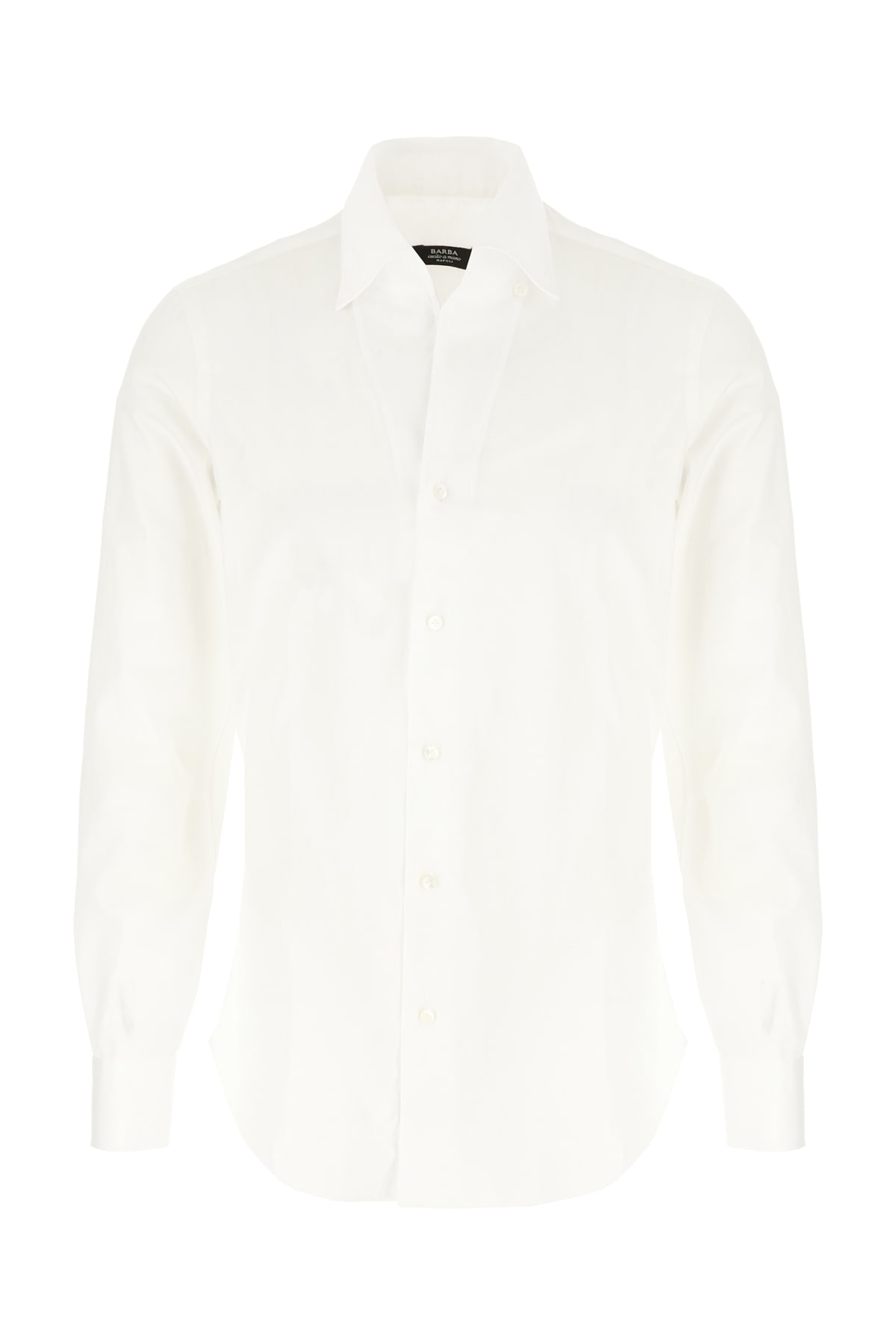 White Cotton Blend Shirt