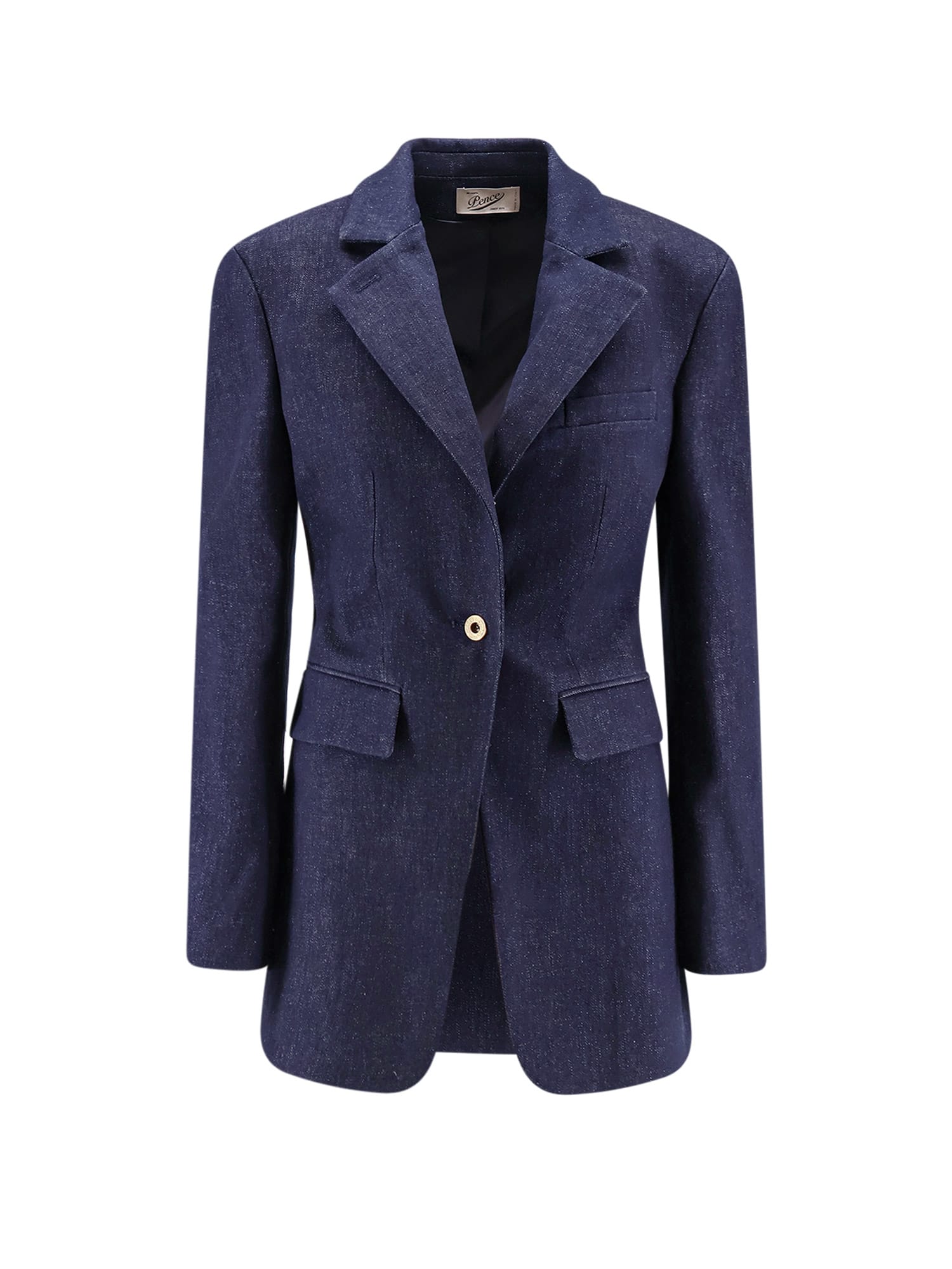 Pence Isabella Single-breasted Blazer In Blue