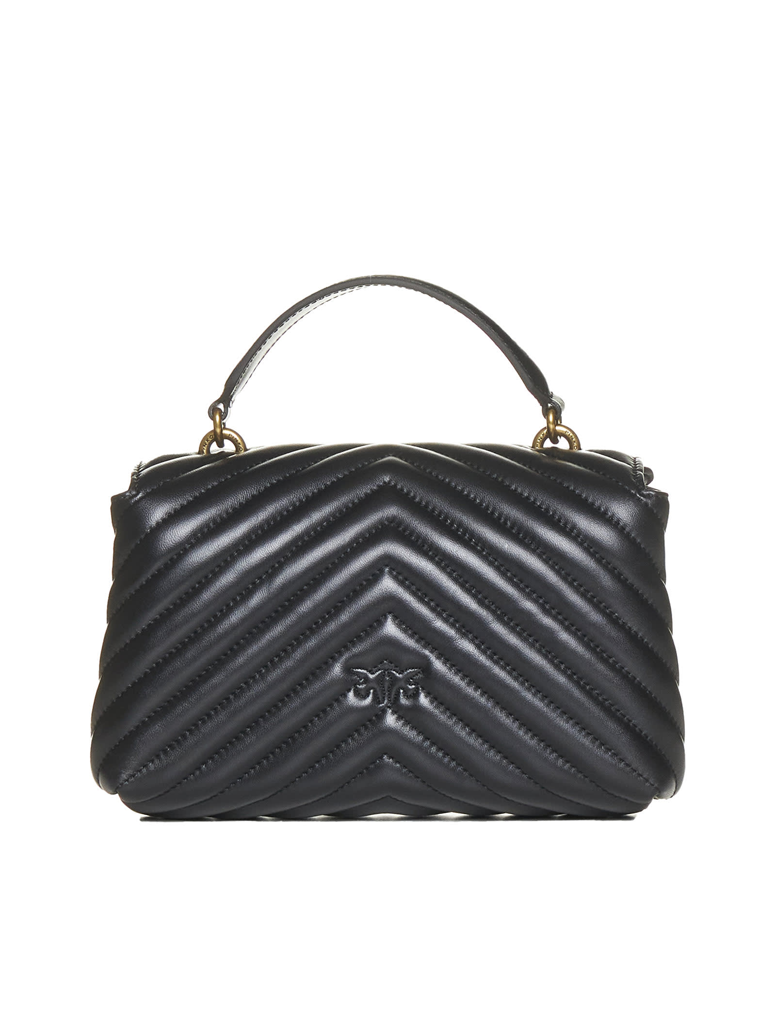 Pinko Mini Lady Love Bag Handbag In Black