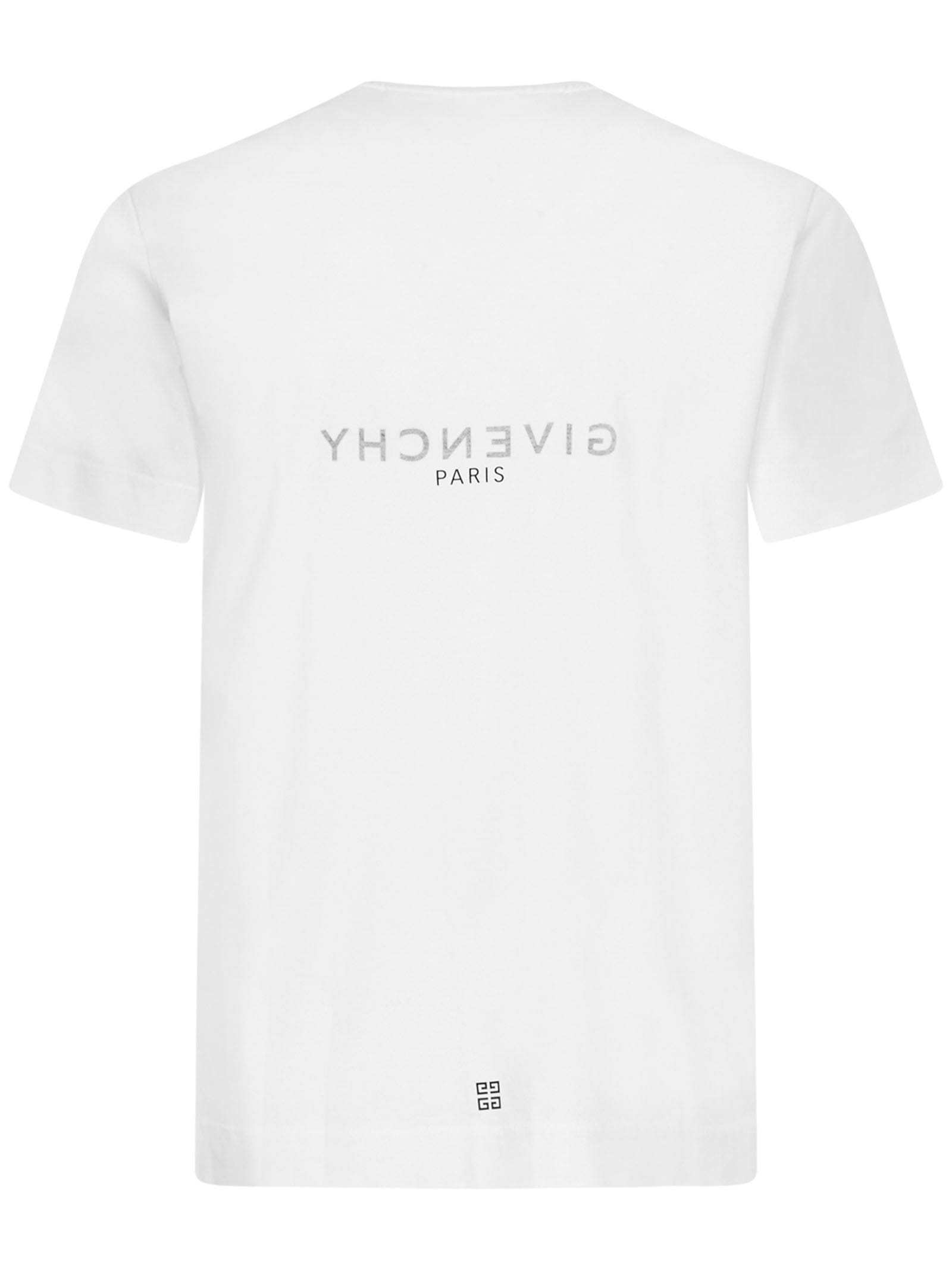 Givenchy White Cotton Reversible T-shirt | ModeSens