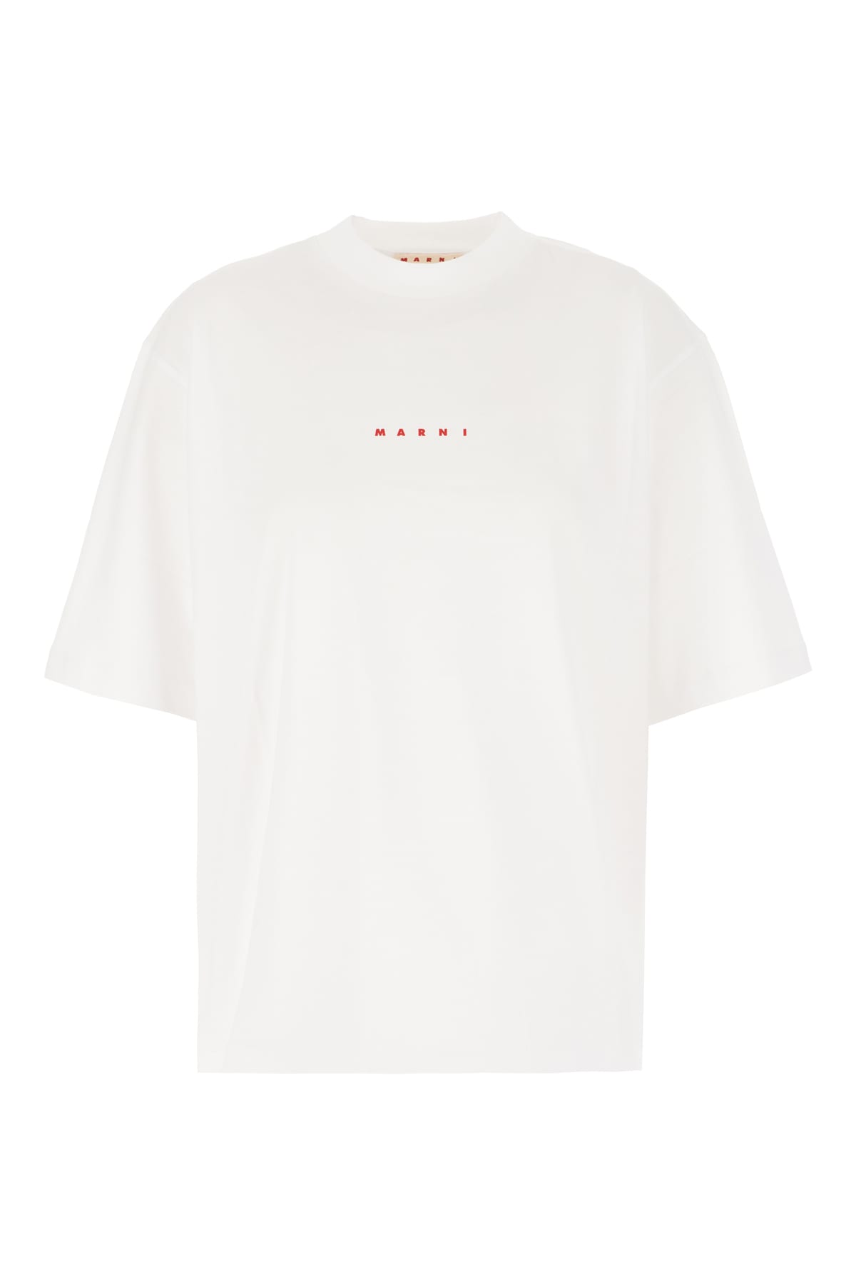 Marni White Cotton Oversize T-shirt