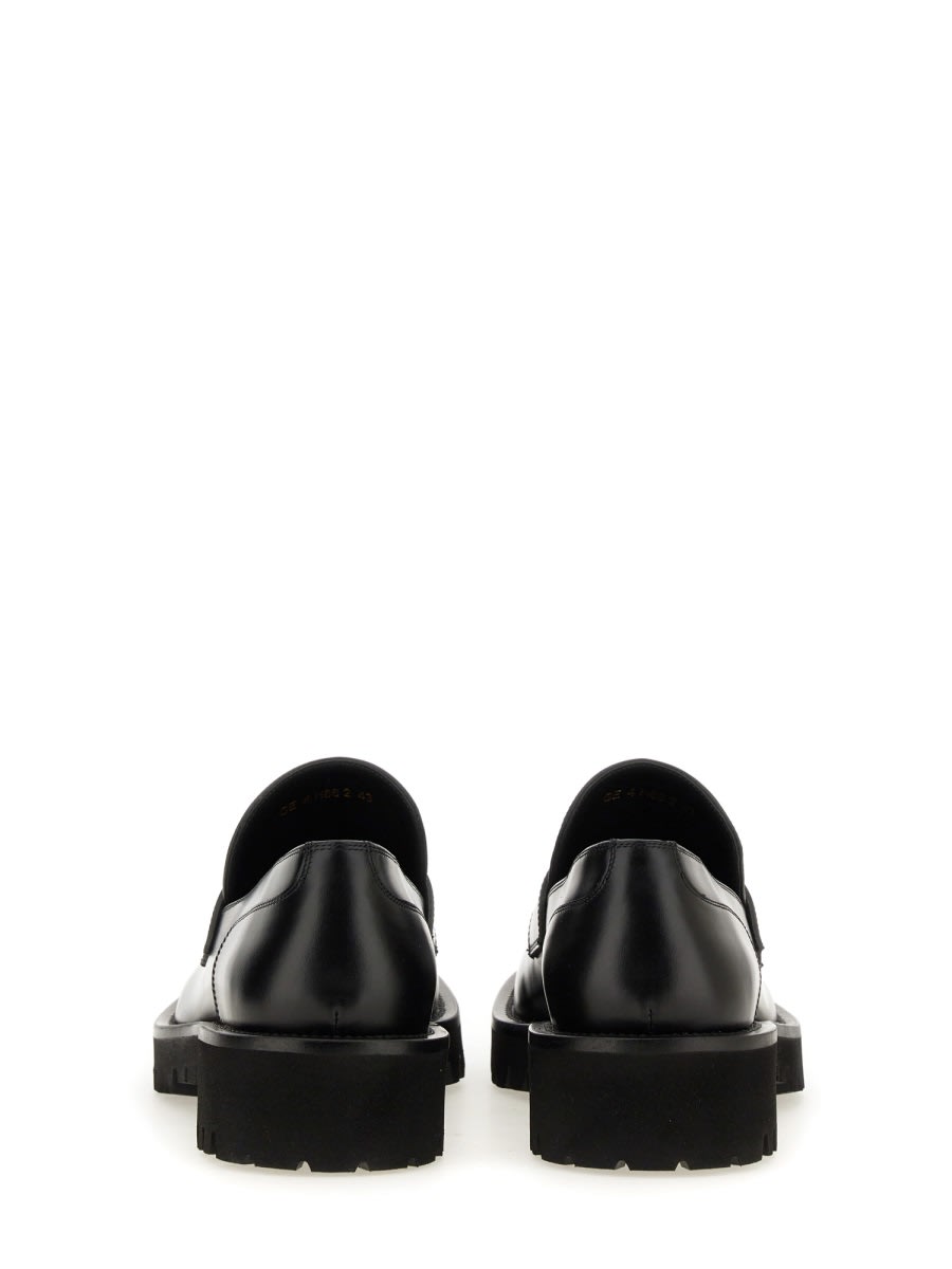 Shop Valentino Moccasin Toile Iconographe In Black