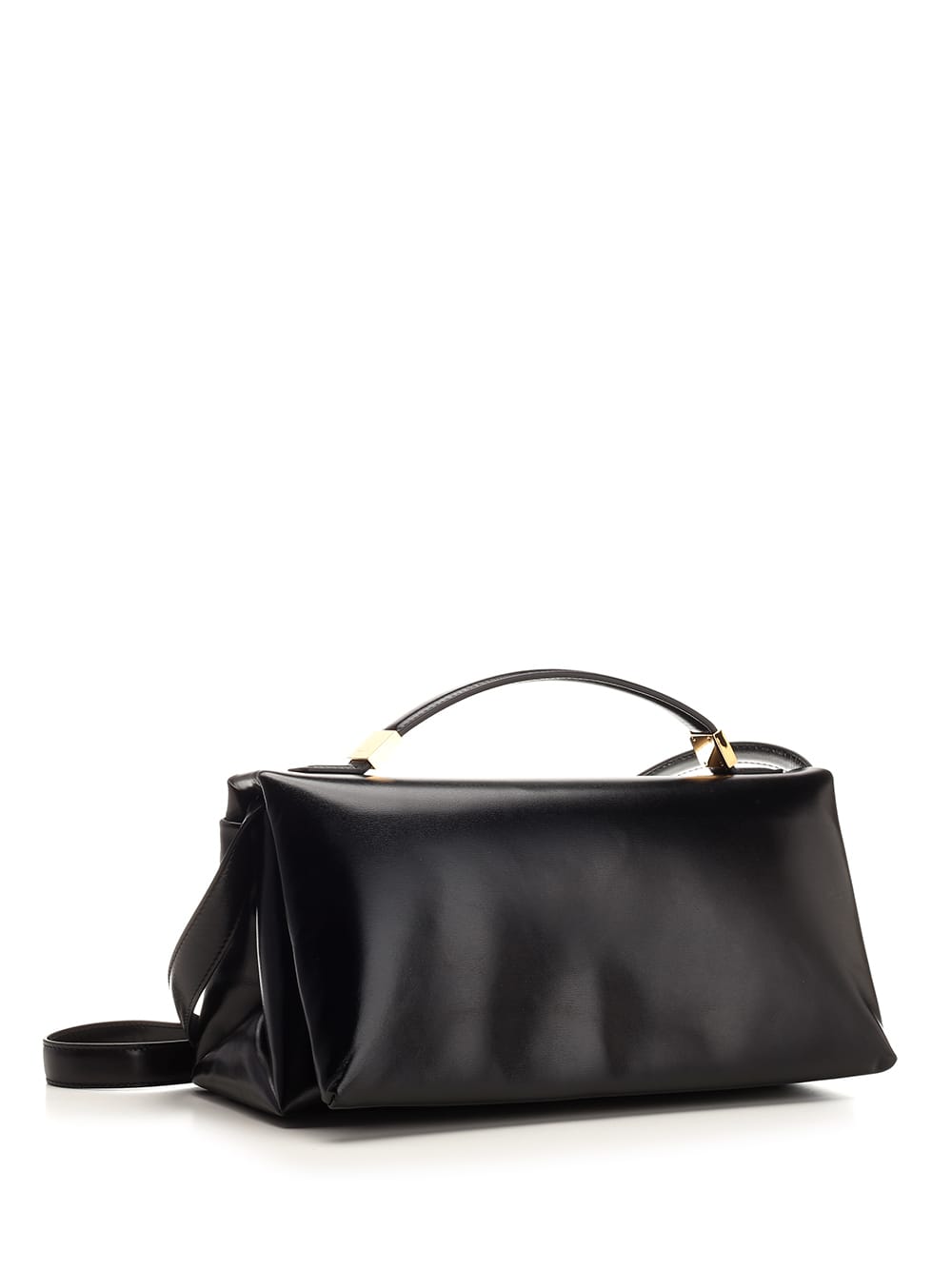 Shop Marni Black Prisma Handbag