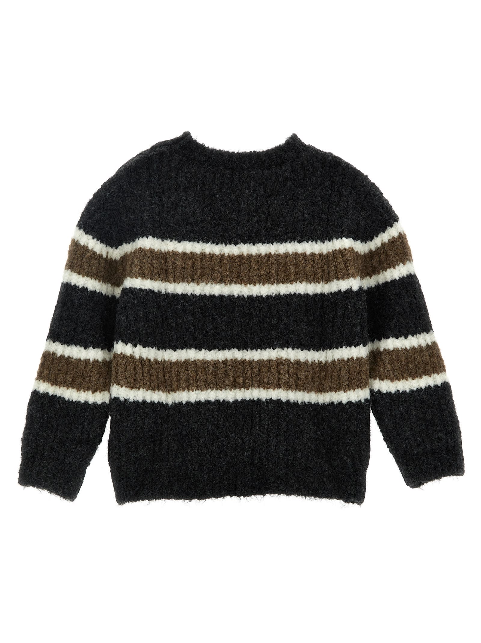 Shop Douuod Striped Sweater In Multicolor