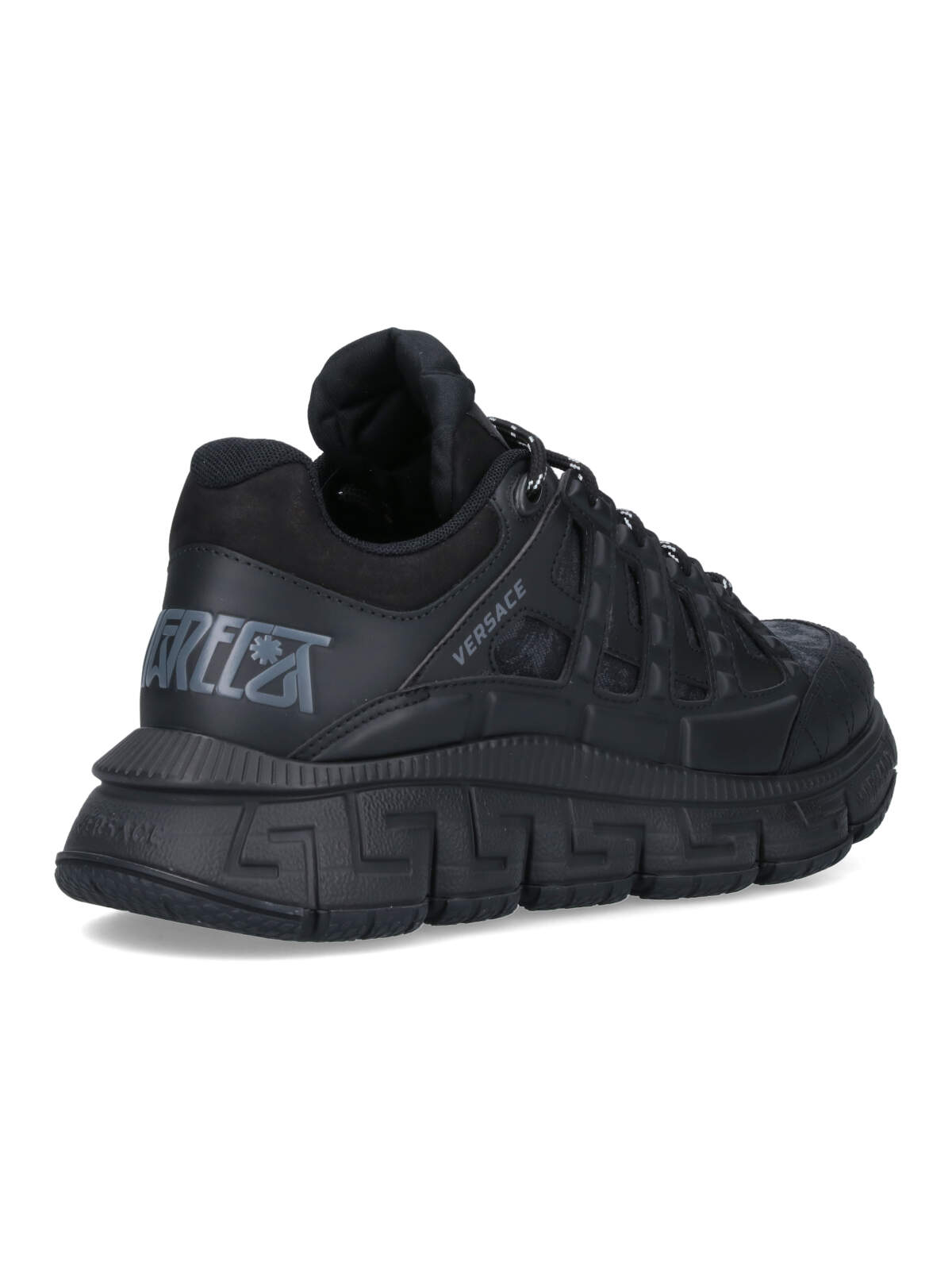 Versace Trigreca Sneakers With Baroque Jacquard Motif