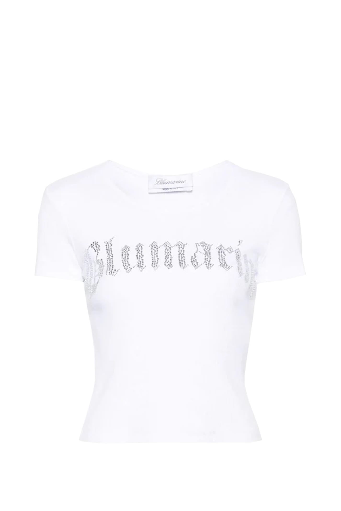 Shop Blumarine T-shirt In White