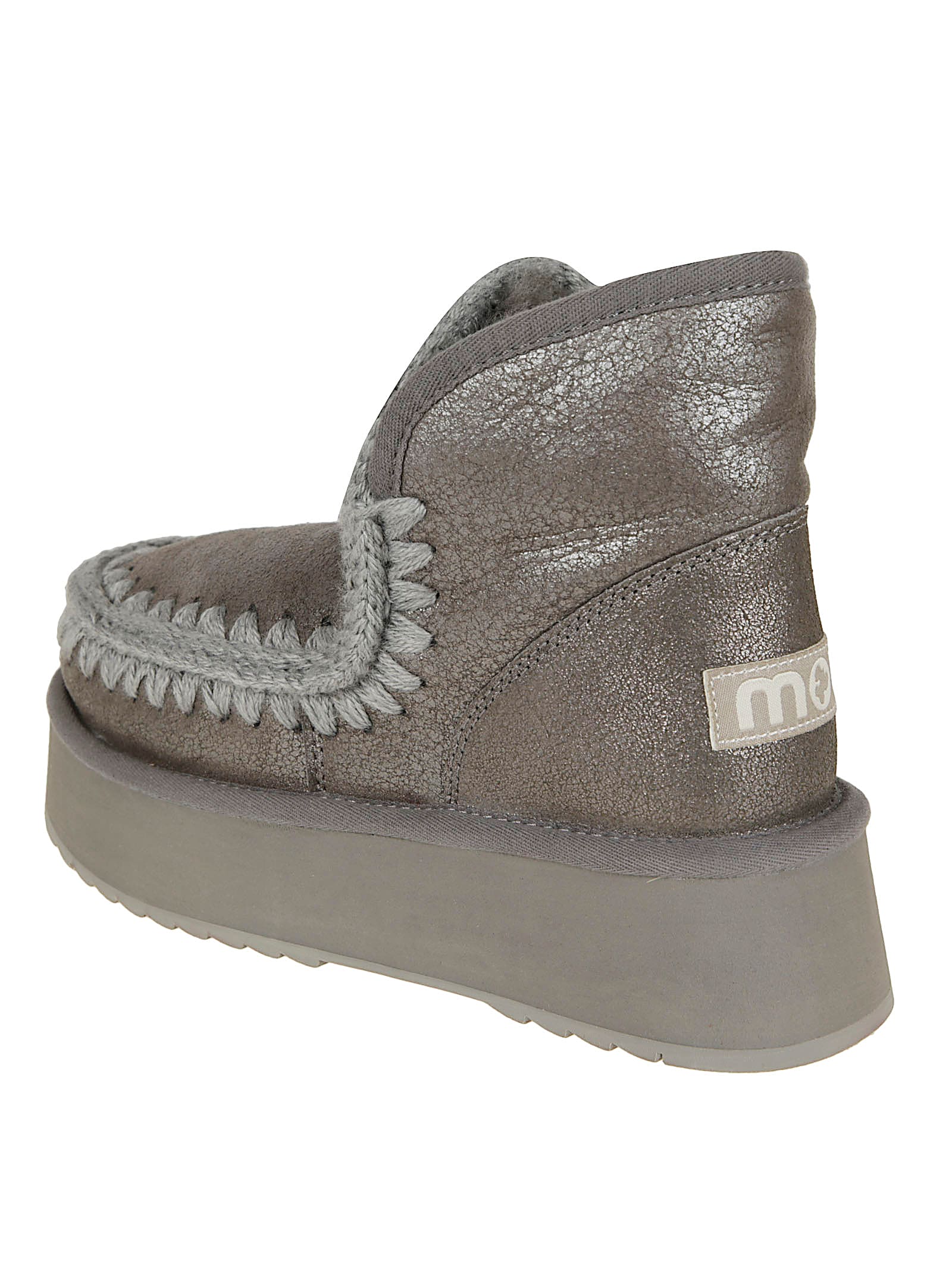 Mou Mini Eskimo Platform Boot In Gray