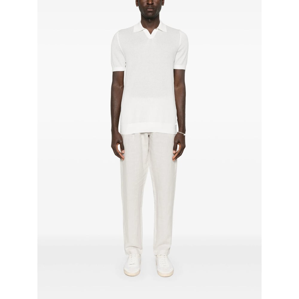 Fedeli Cotton Sweaters In White