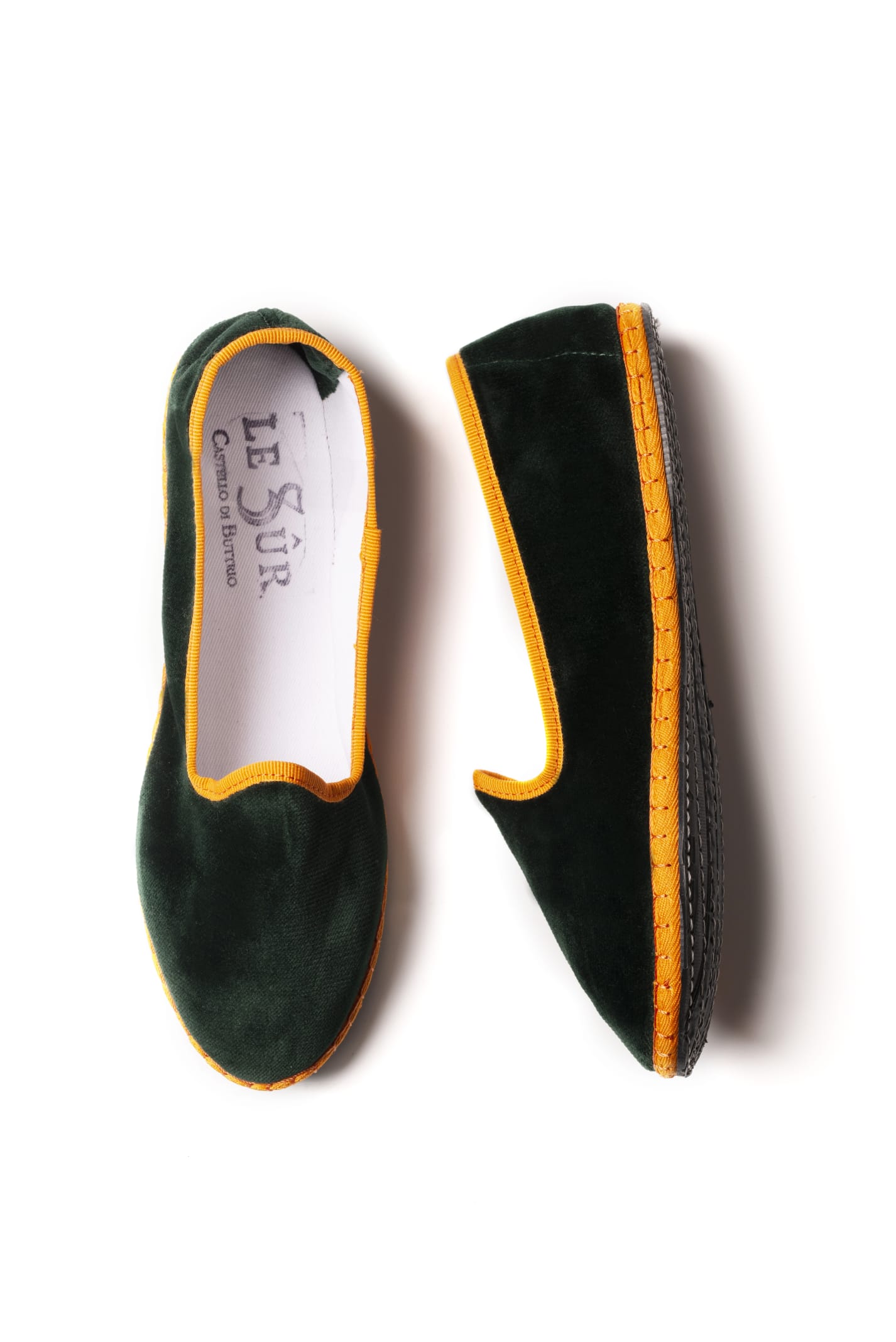 Shop Le Sur Friulana Loafer In Green & Orange