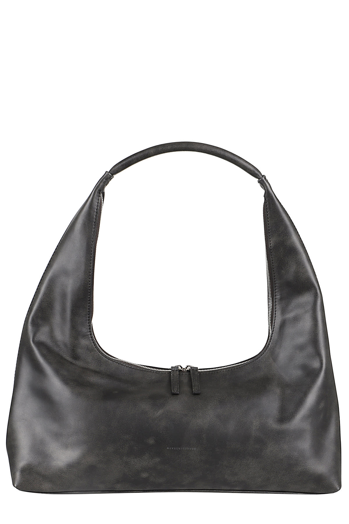 Shop Marge Sherwood Hobo Large In Washed Black Two Tone