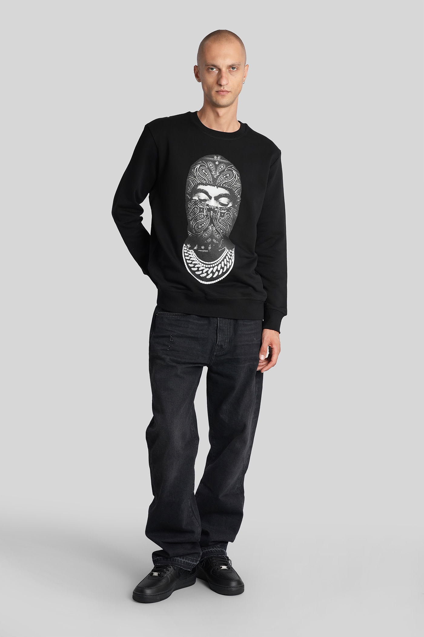 Ih Nom Uh Nit Sweatshirt In Black Cotton In Black