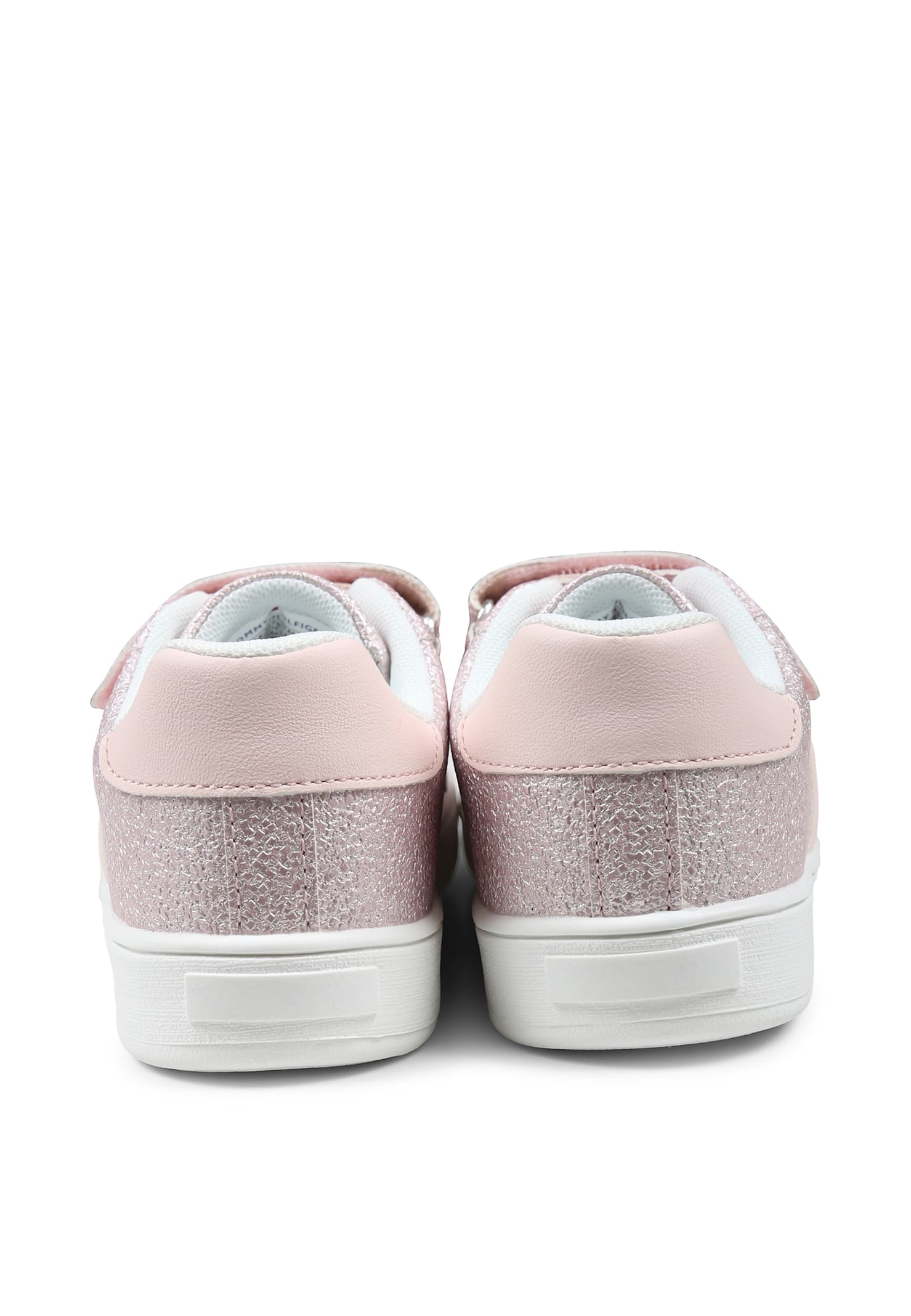 Shop Tommy Hilfiger Pink Sneakers For Girl With Logo