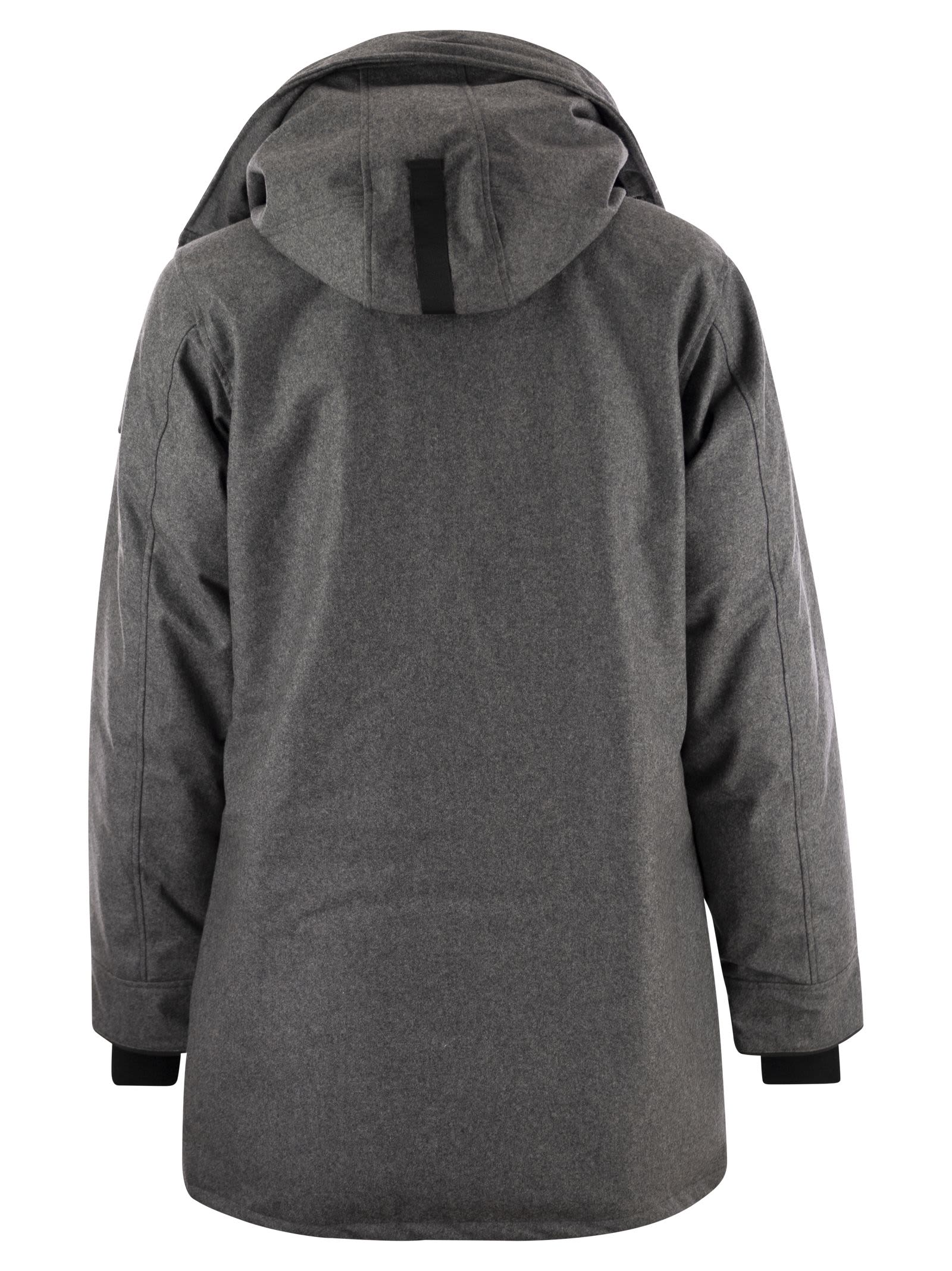 Shop Canada Goose Langford - Hooded Parka In Grey
