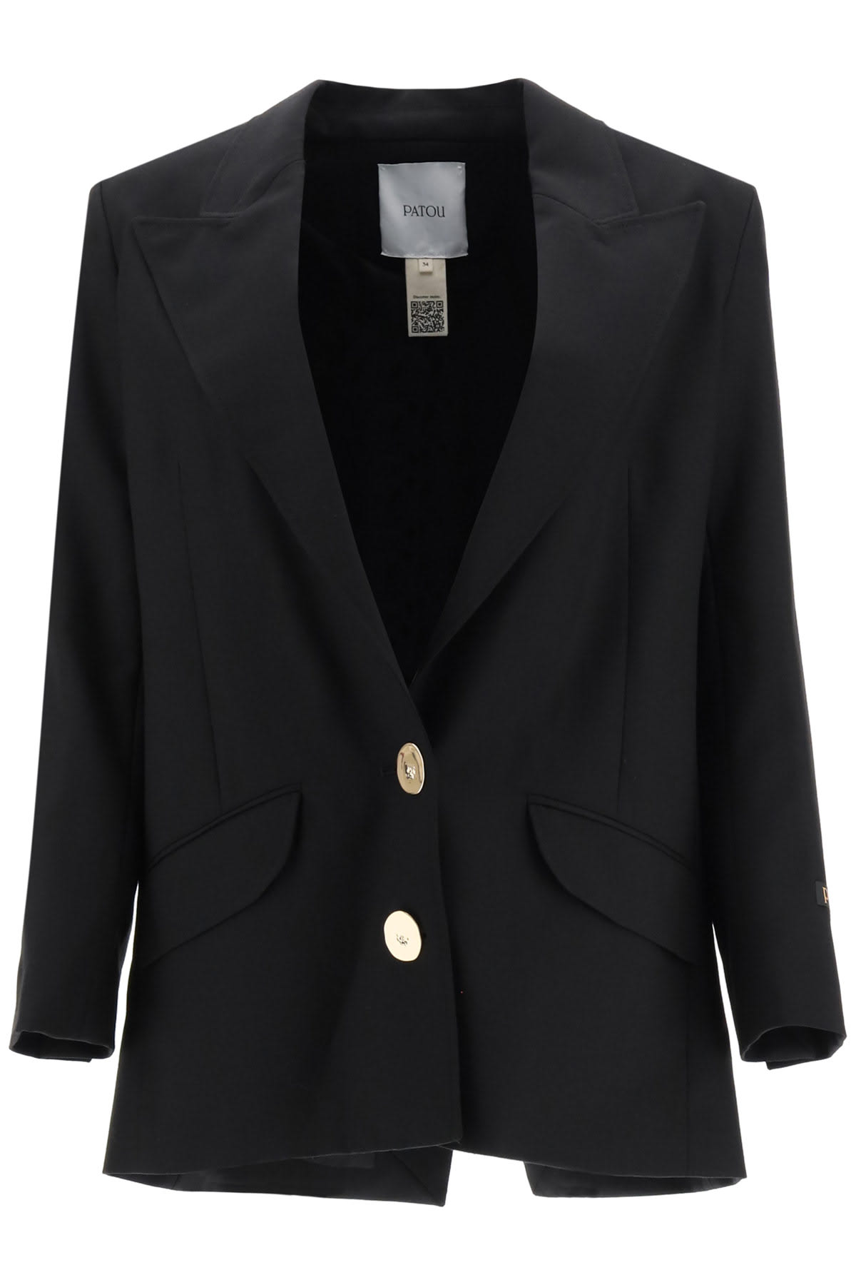 Patou Wool Jacket With Jewel Buttons