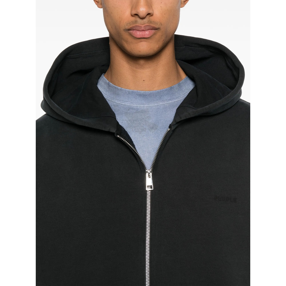Purple Brand Sweatshirts Black In Black
