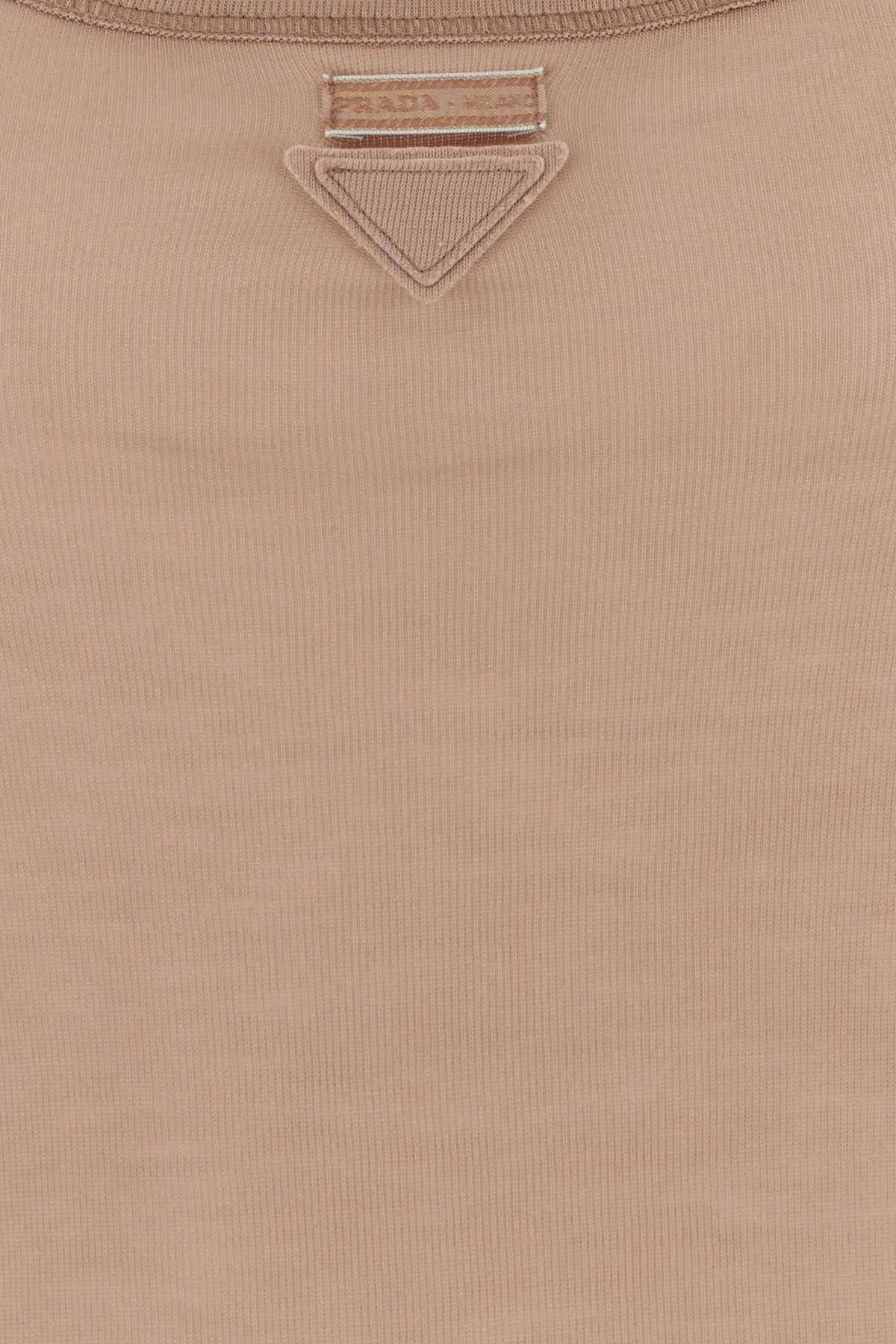 PRADA POWDER PINK SILK TANK TOP