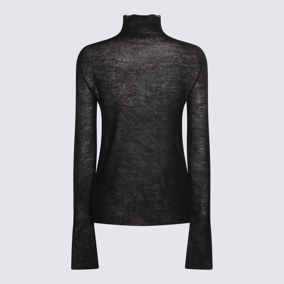 Shop Jil Sander Black Wool Sweater