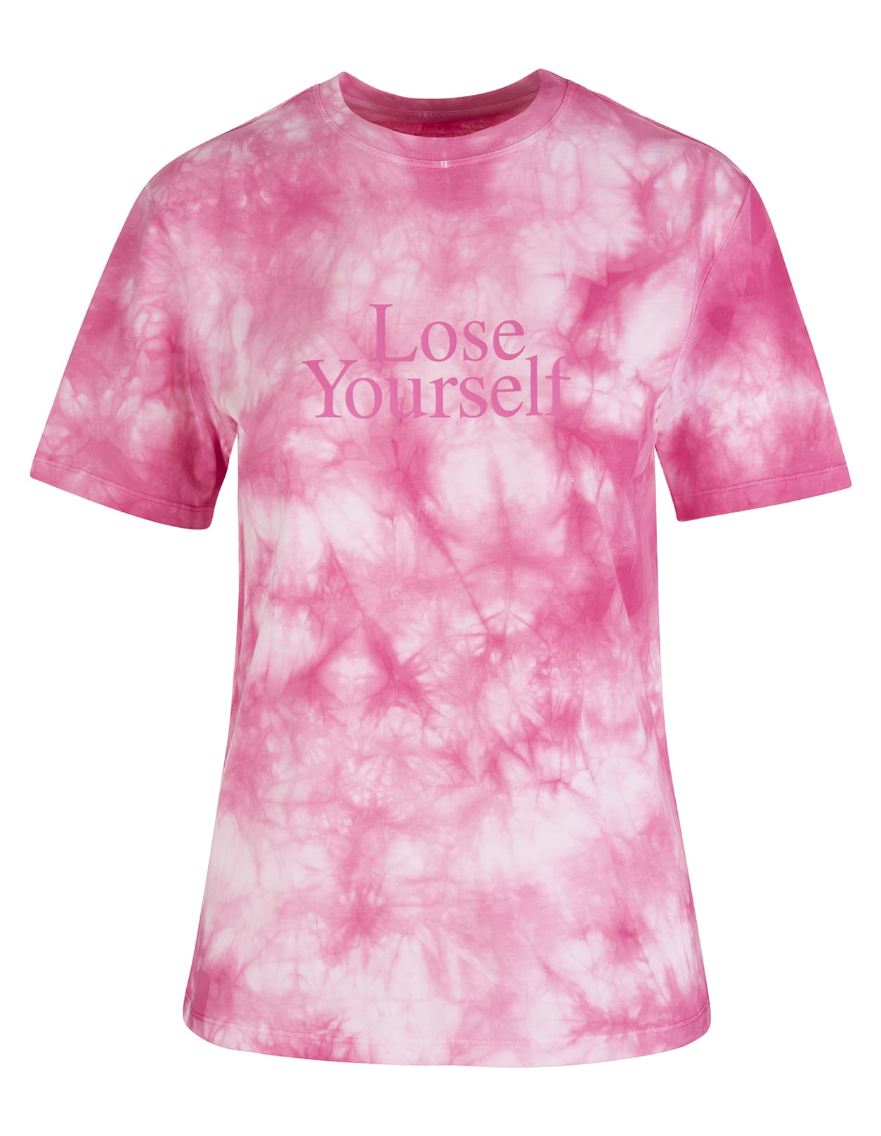 Paco Rabanne Woman lose Yourself T-shirt With Pink Tie Dye Motif