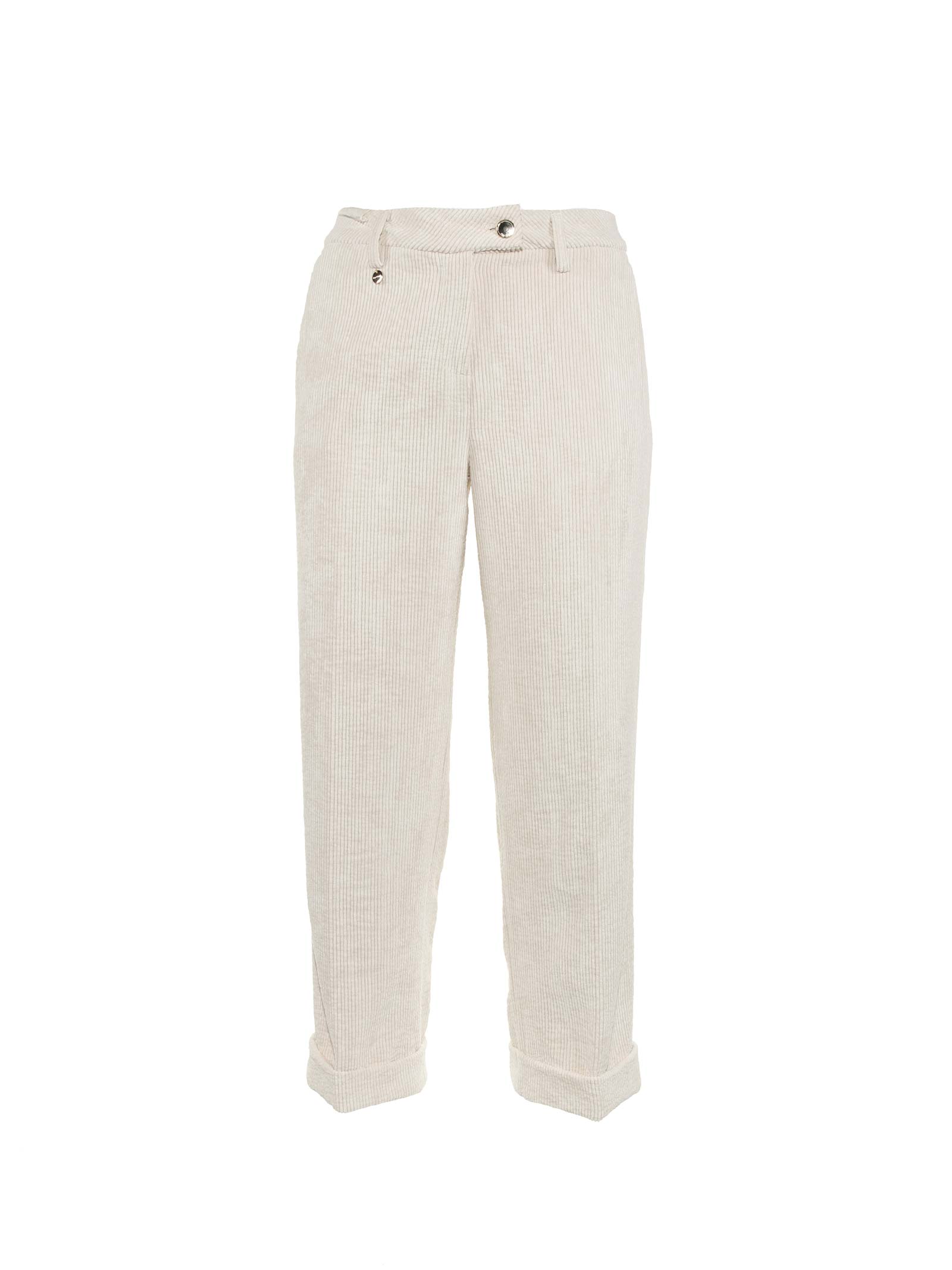 Re-HasH Cream White Nelly Trousers