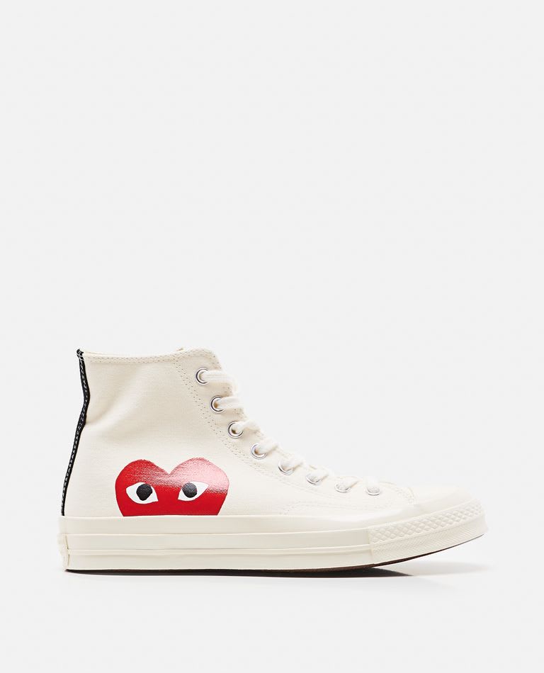 Comme Des Garçons Play Comme Des Garcons Play X Converse High In White