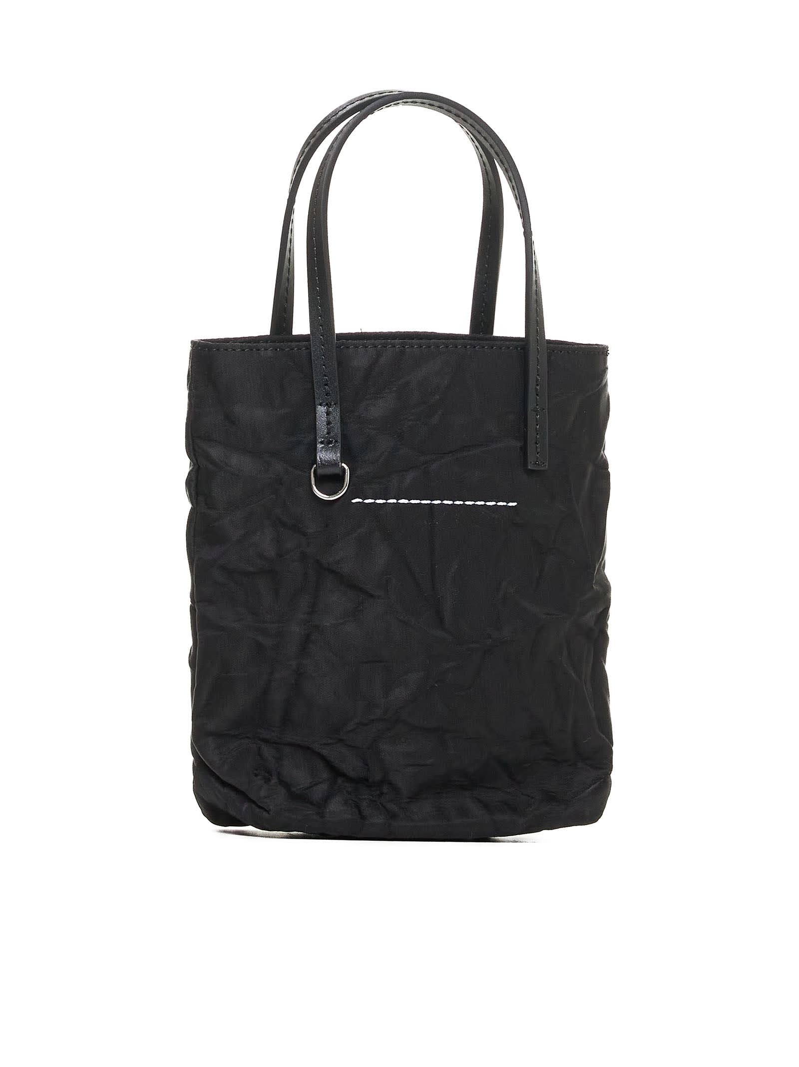 Shop Mm6 Maison Margiela Tote In Black