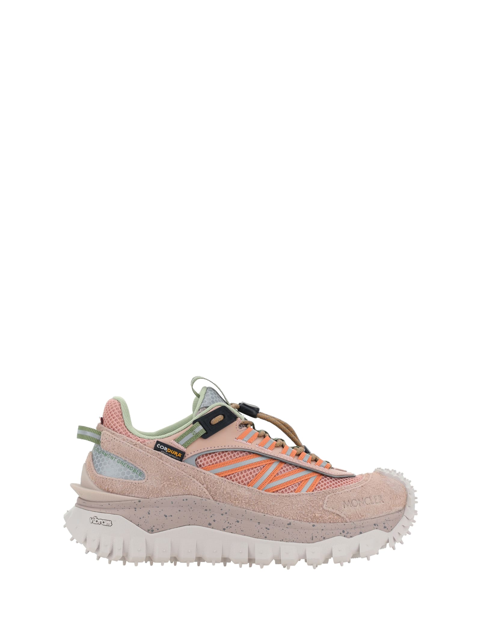 Shop Moncler Trailgrip Snekaers In Pink