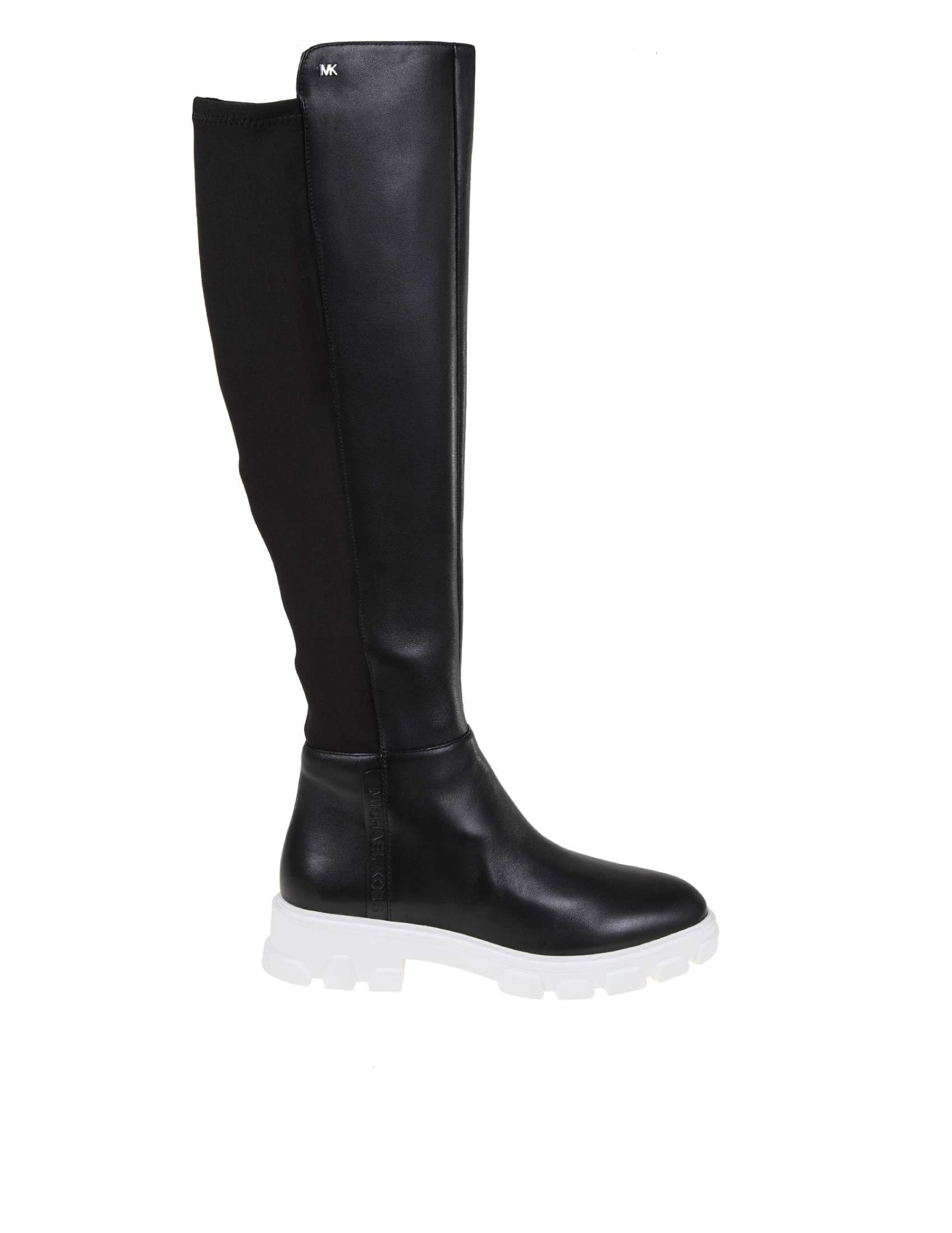 Michael Kors Ridley Boots In Black Leather