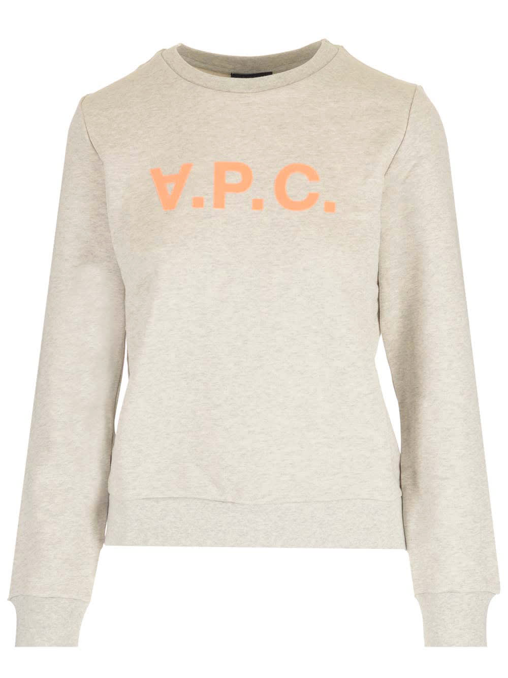 Apc Organic Cotton Crew Neck In Grey