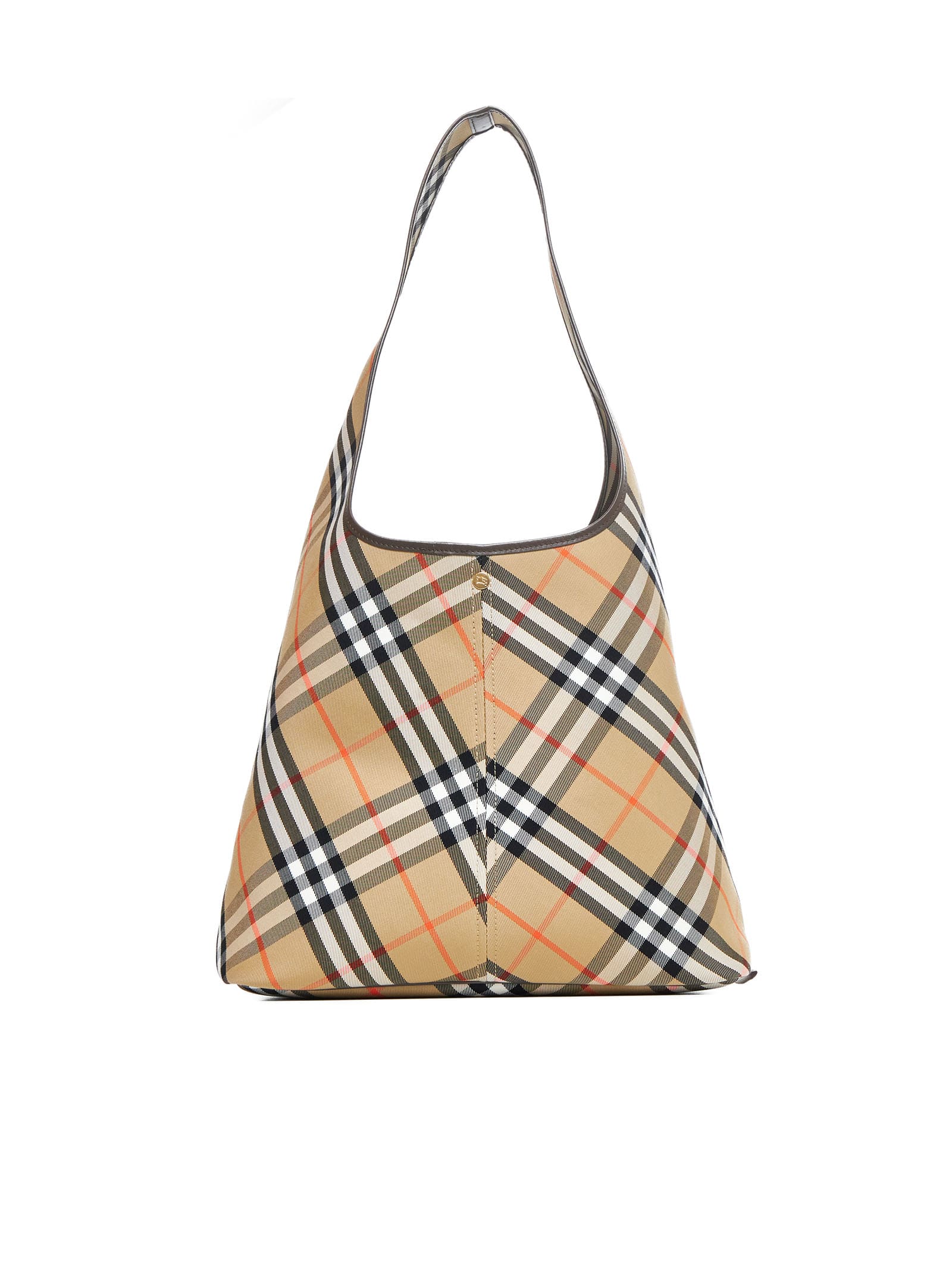 Shop Burberry Shoulder Bag In Sand