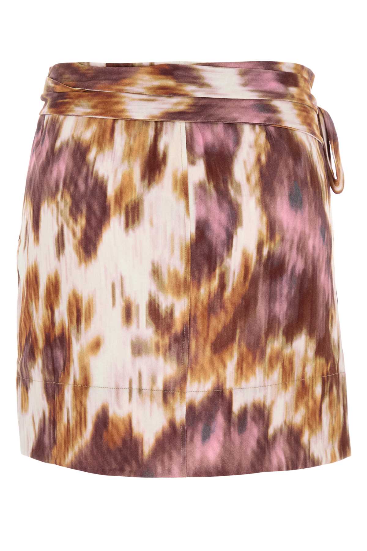 Isabel Marant Étoile Printed Cotton Berenice Mini Skirt In Multi