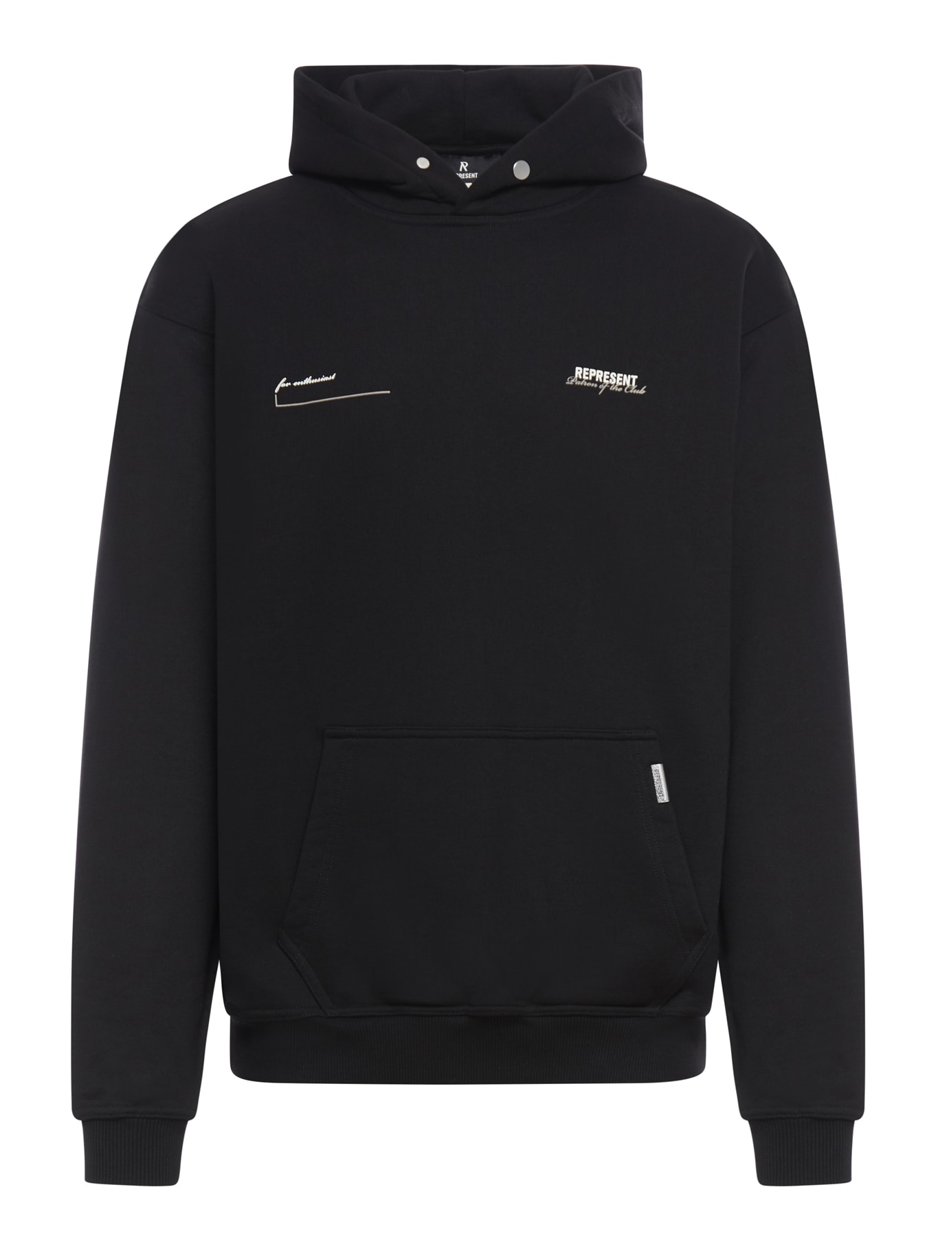 Shop Represent Patron Of The Club Hoodie In Black