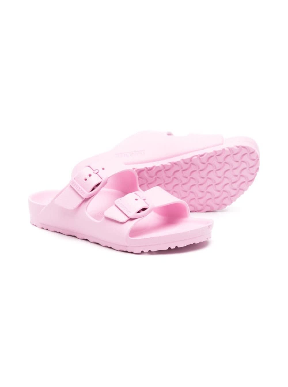 Birkenstock Arizona Logo-debossed Sandals In Pink