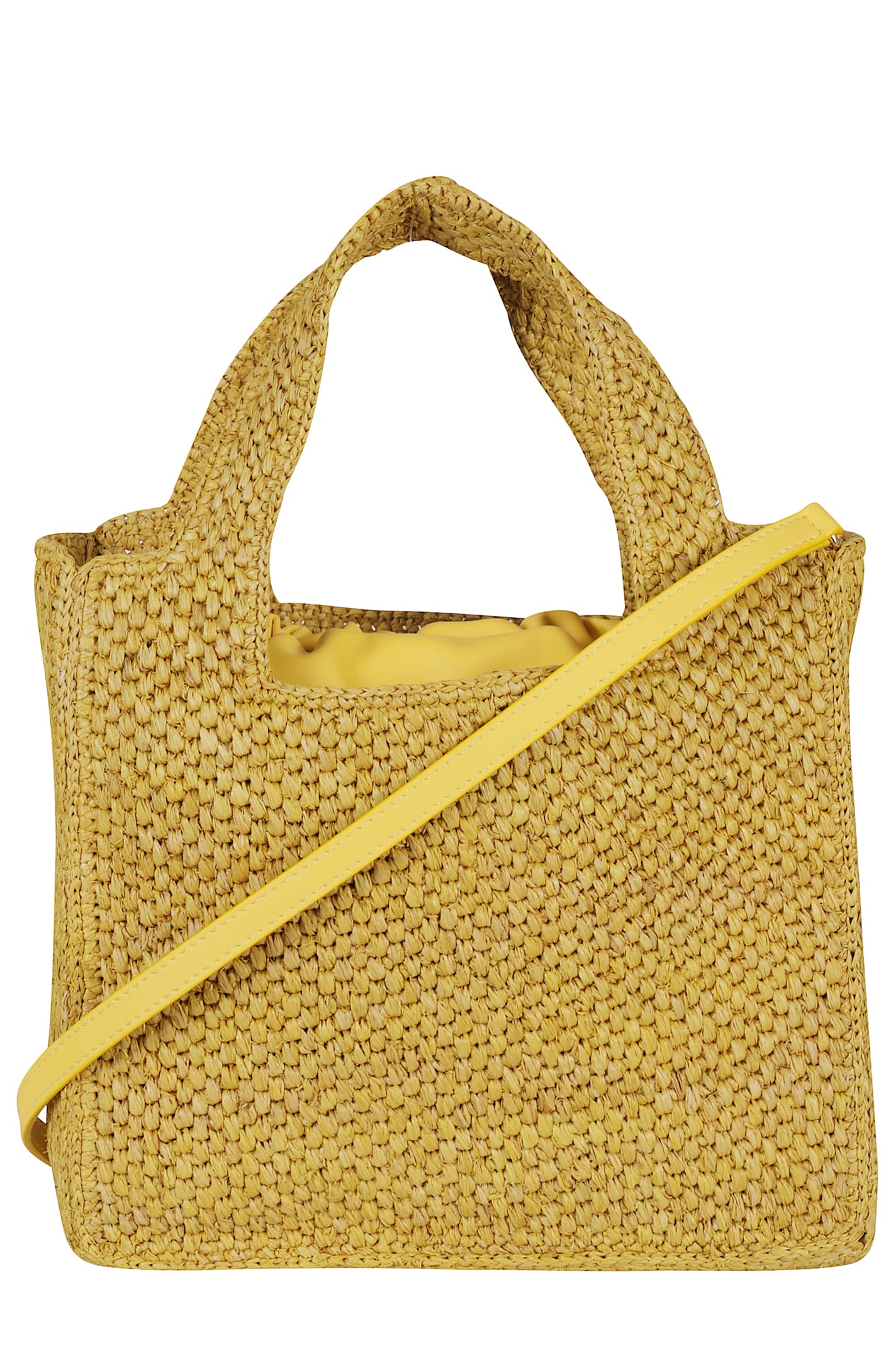 Themoirè Morea Small Raffia Bag
