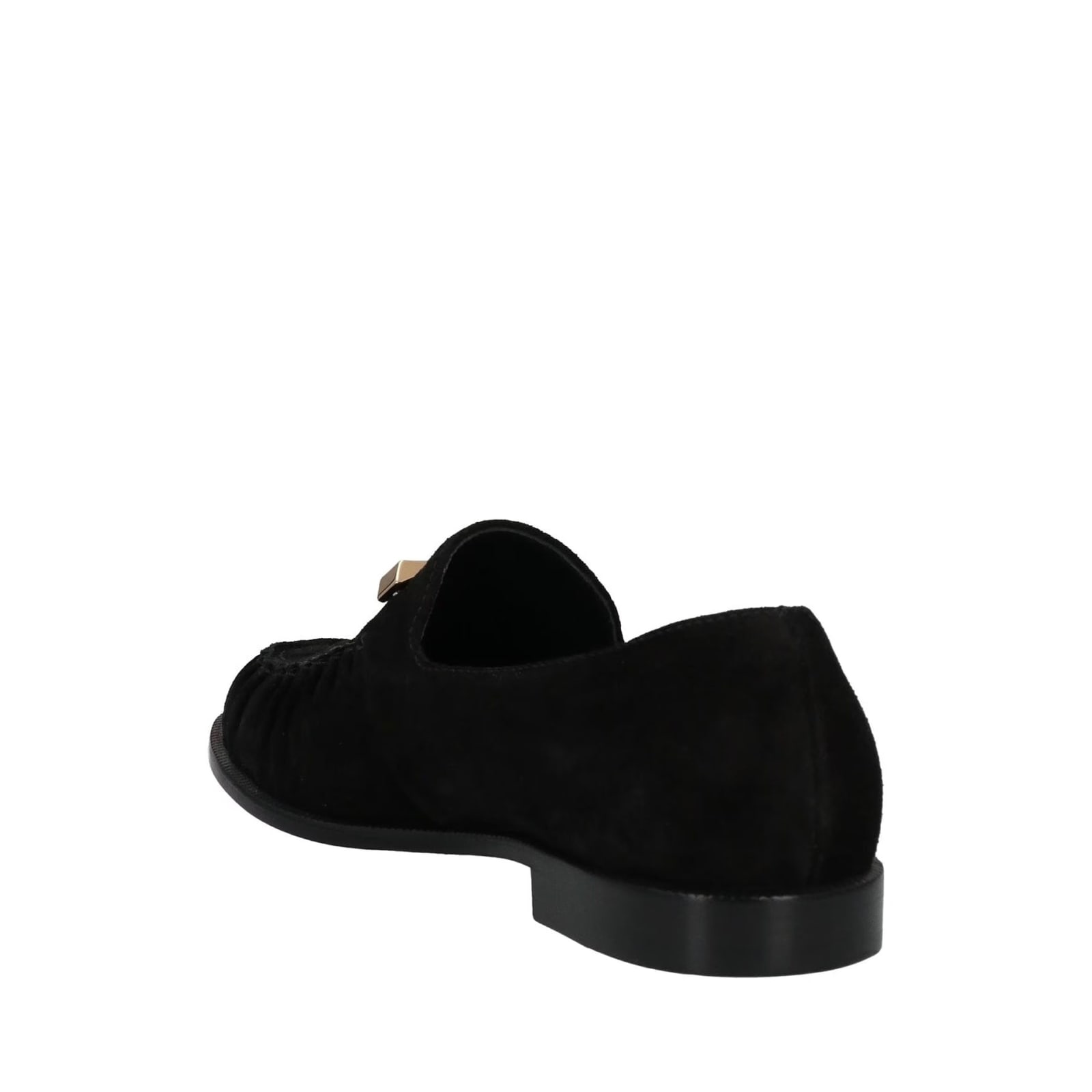 Shop Giuseppe Zanotti Leather Loafers In Black