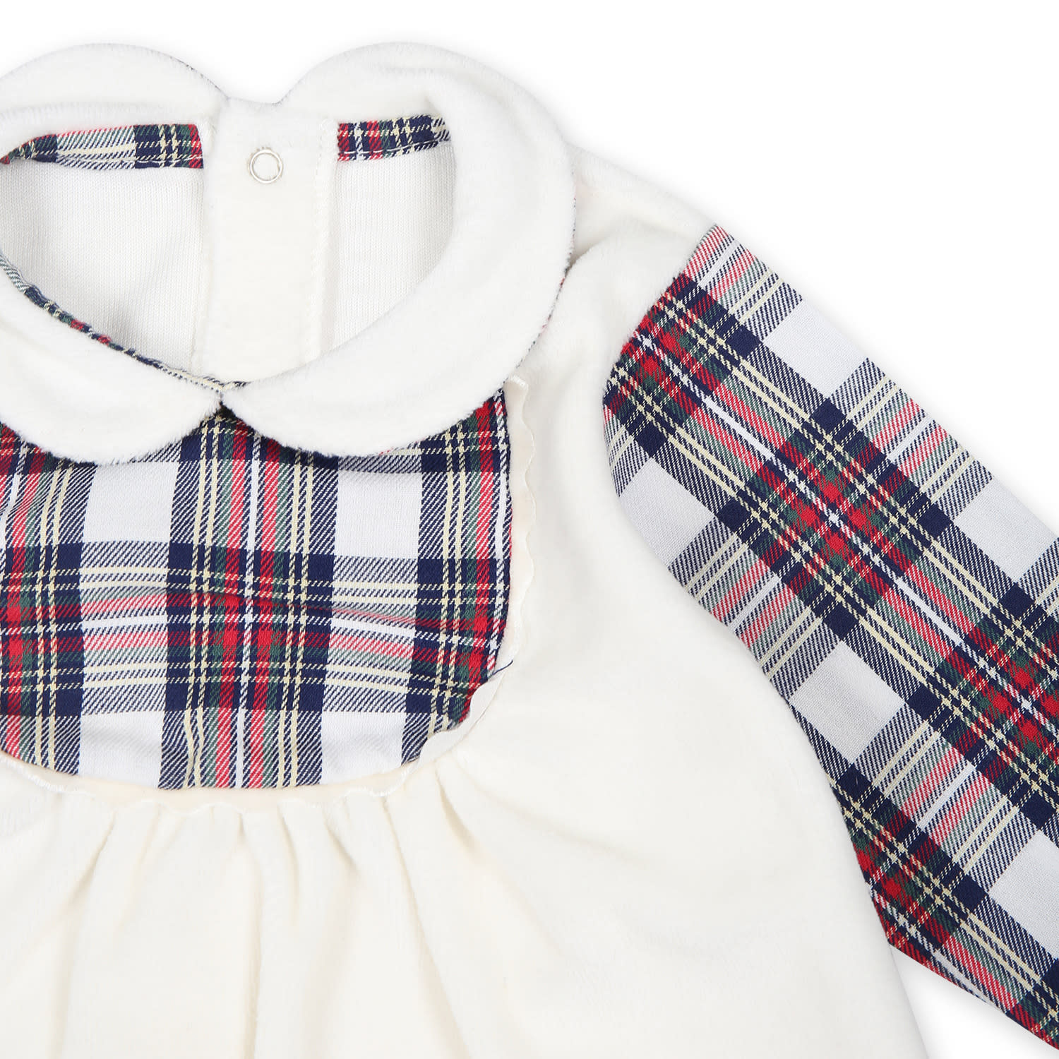 La Stupenderia Ivory Babygrow For Baby Girl In Ivory
