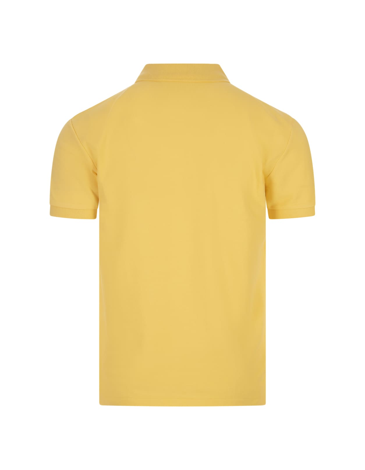 Shop Ralph Lauren Slim-fit Polo Shirt In Oasis Yellow Piqué