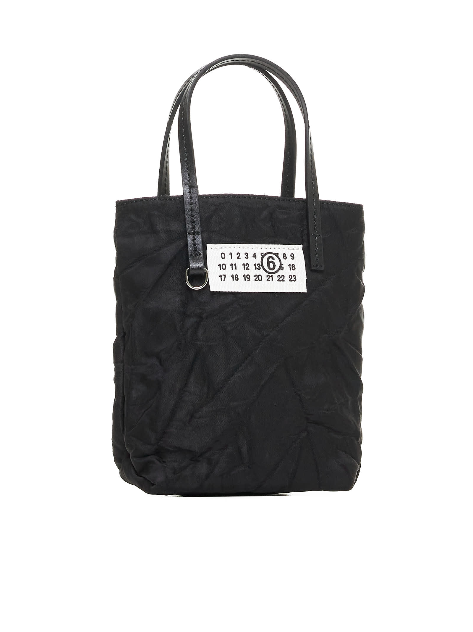 Shop Mm6 Maison Margiela Tote In Black