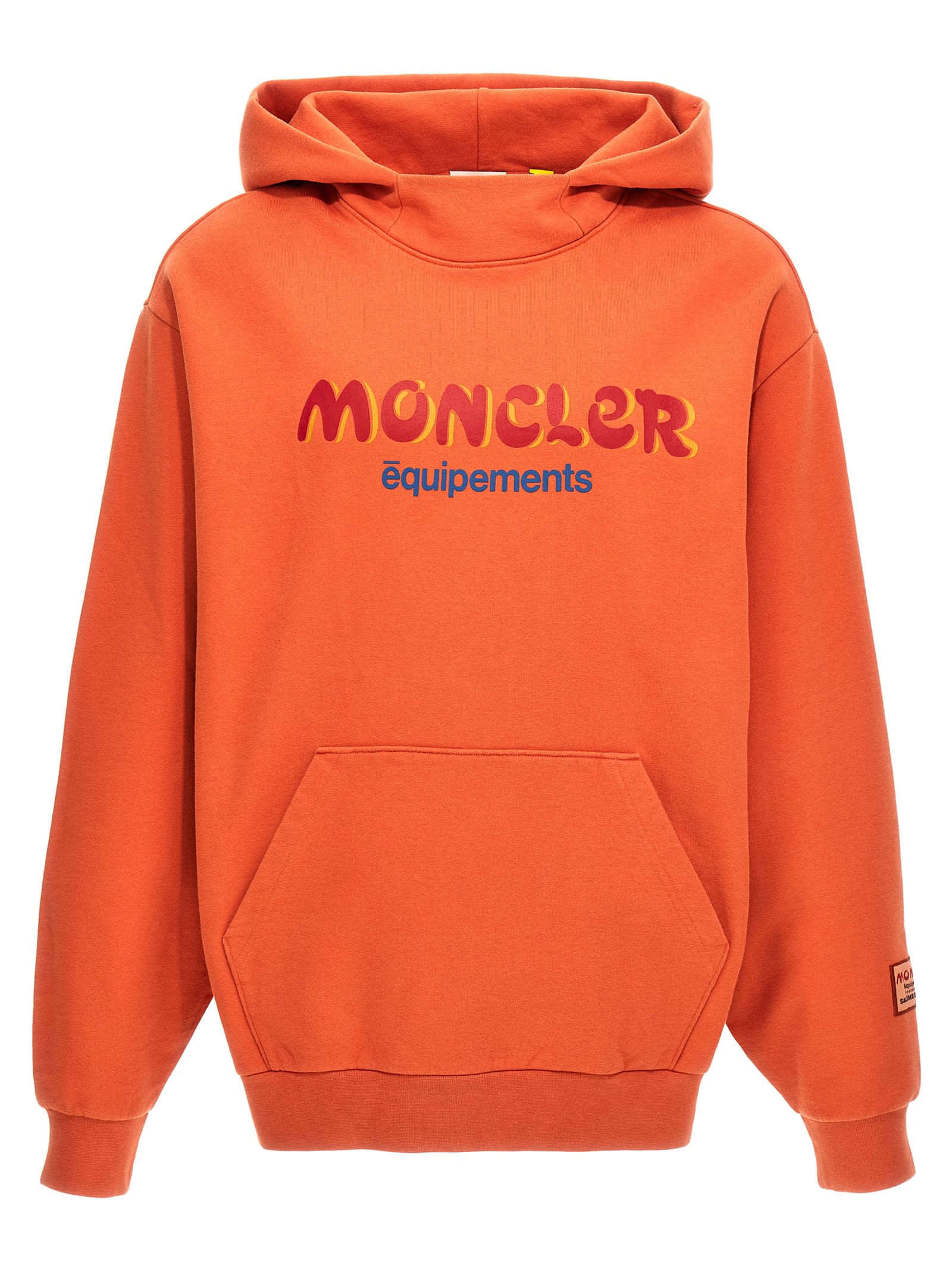 Shop Moncler Genius Salehe Bembury Hoodie In Orange