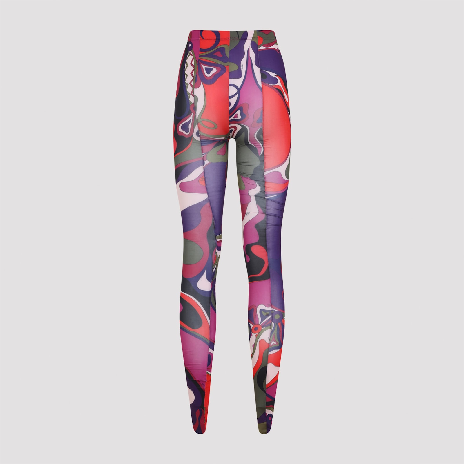 Pucci Patterned Casual Pants In Multi
