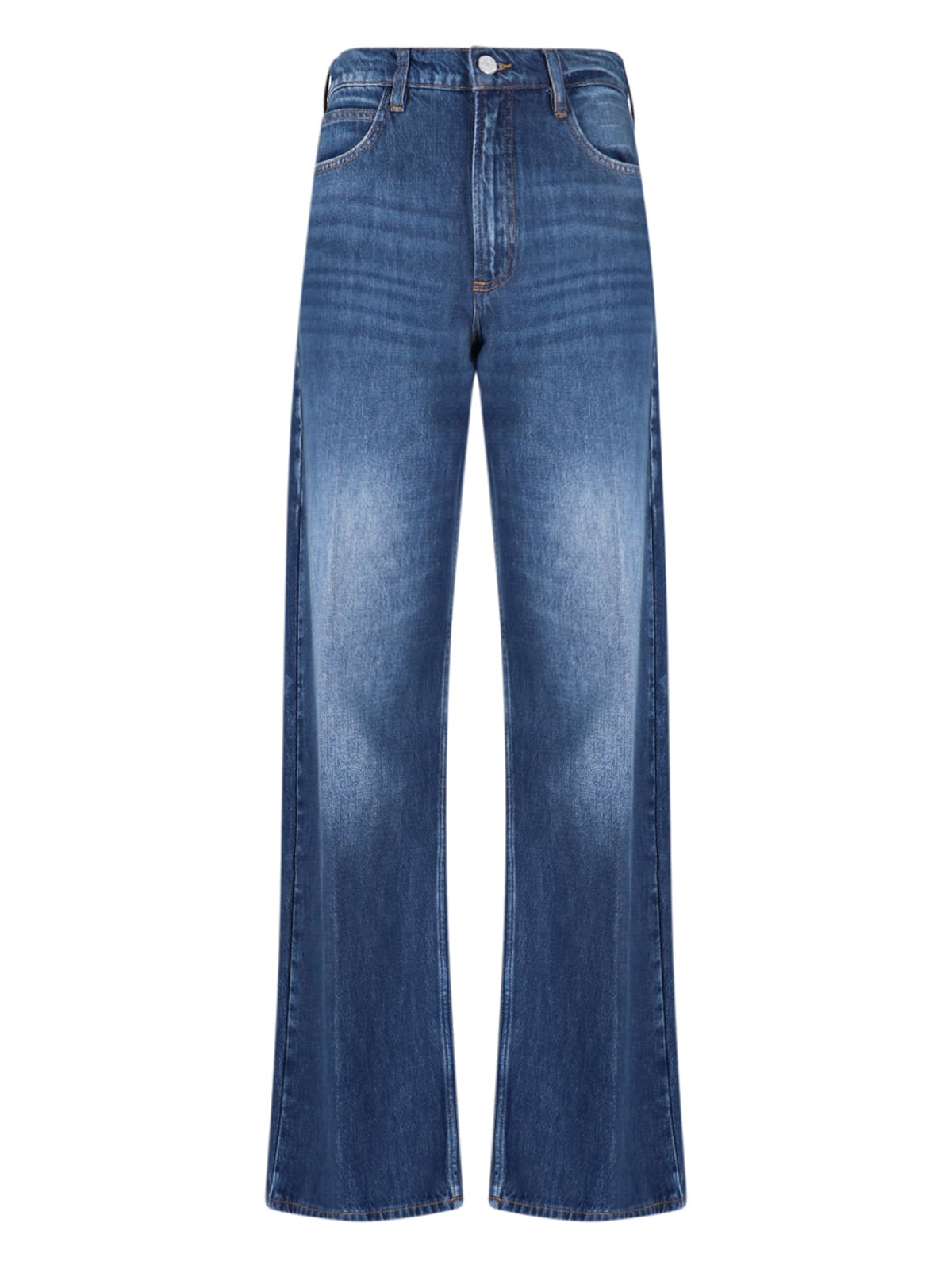 Frame Le High N Tight Jeans In Blue