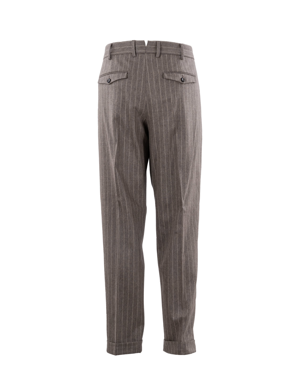 Shop Pt Torino Pt01 Trousers Rope In Grey