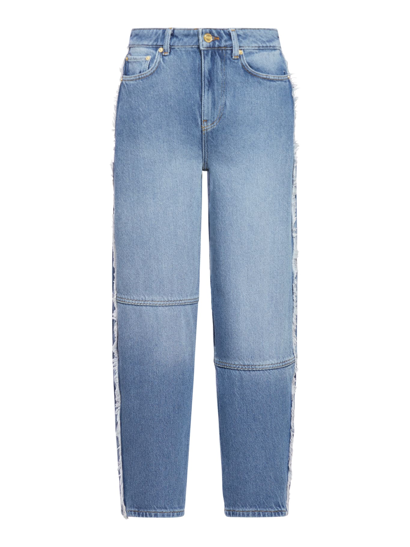 GANNI BLUE STARY JEANS 