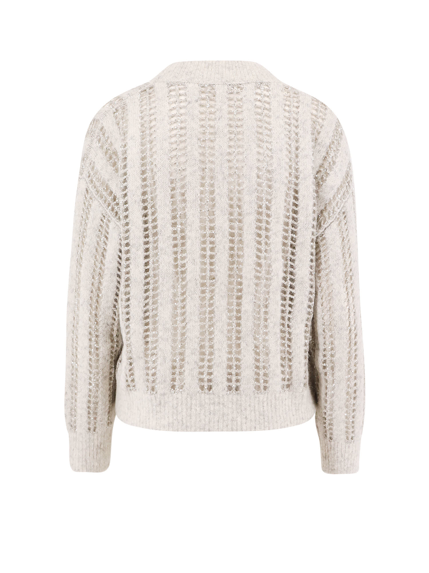 Shop Brunello Cucinelli Sweater In Grey