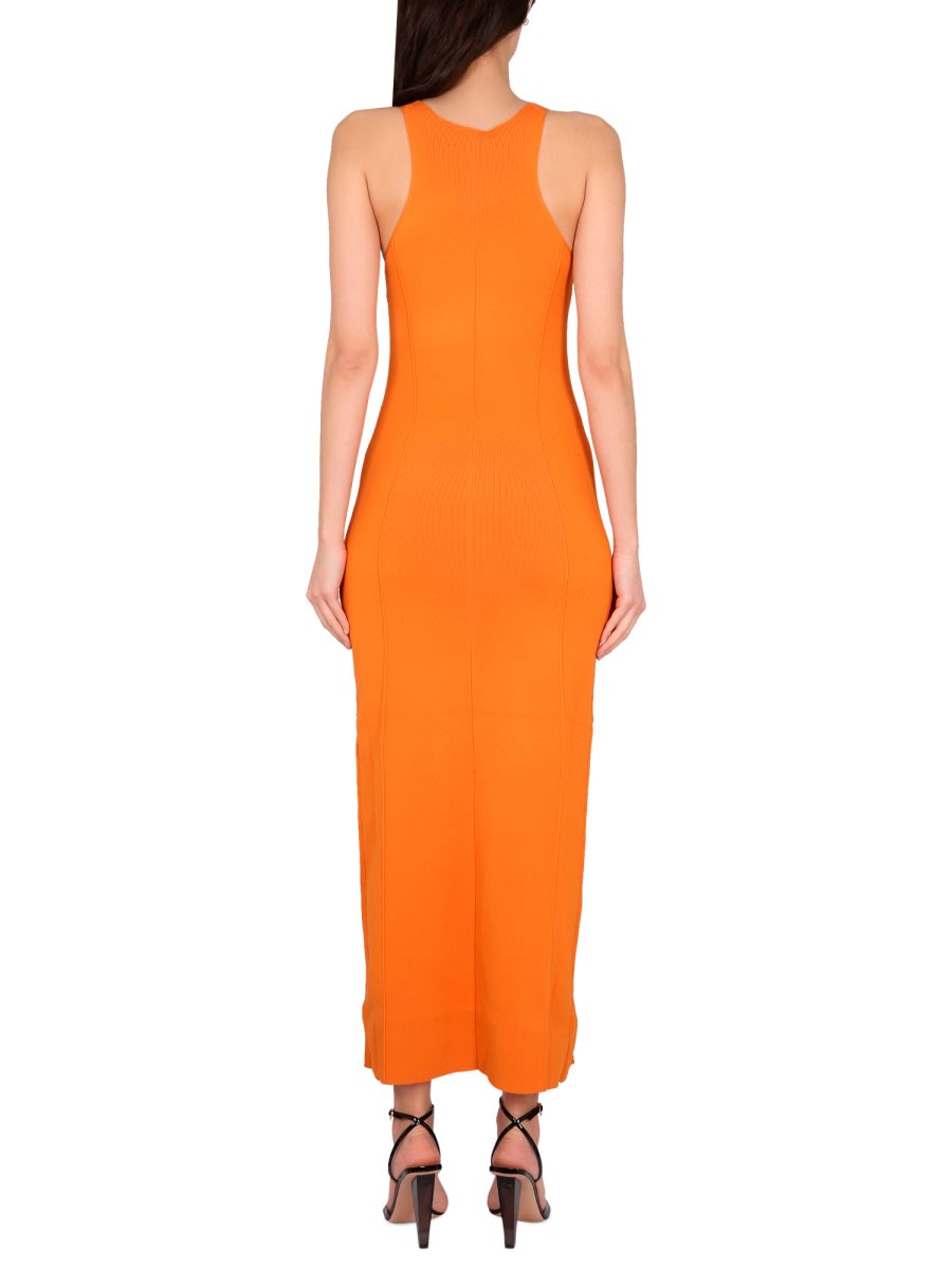 Nanushka Elia Dress In Orange