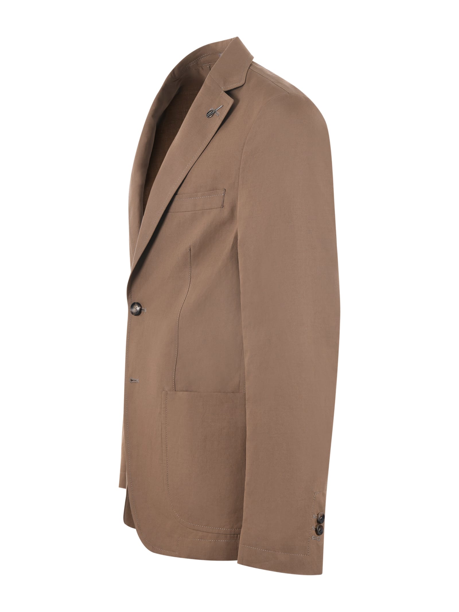 Shop Paoloni Jacket In Camel