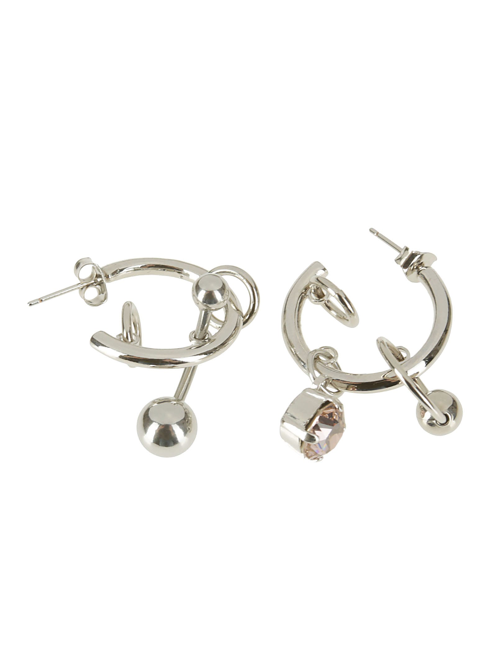 Justine Clenquet Sally Earrings In Palladium